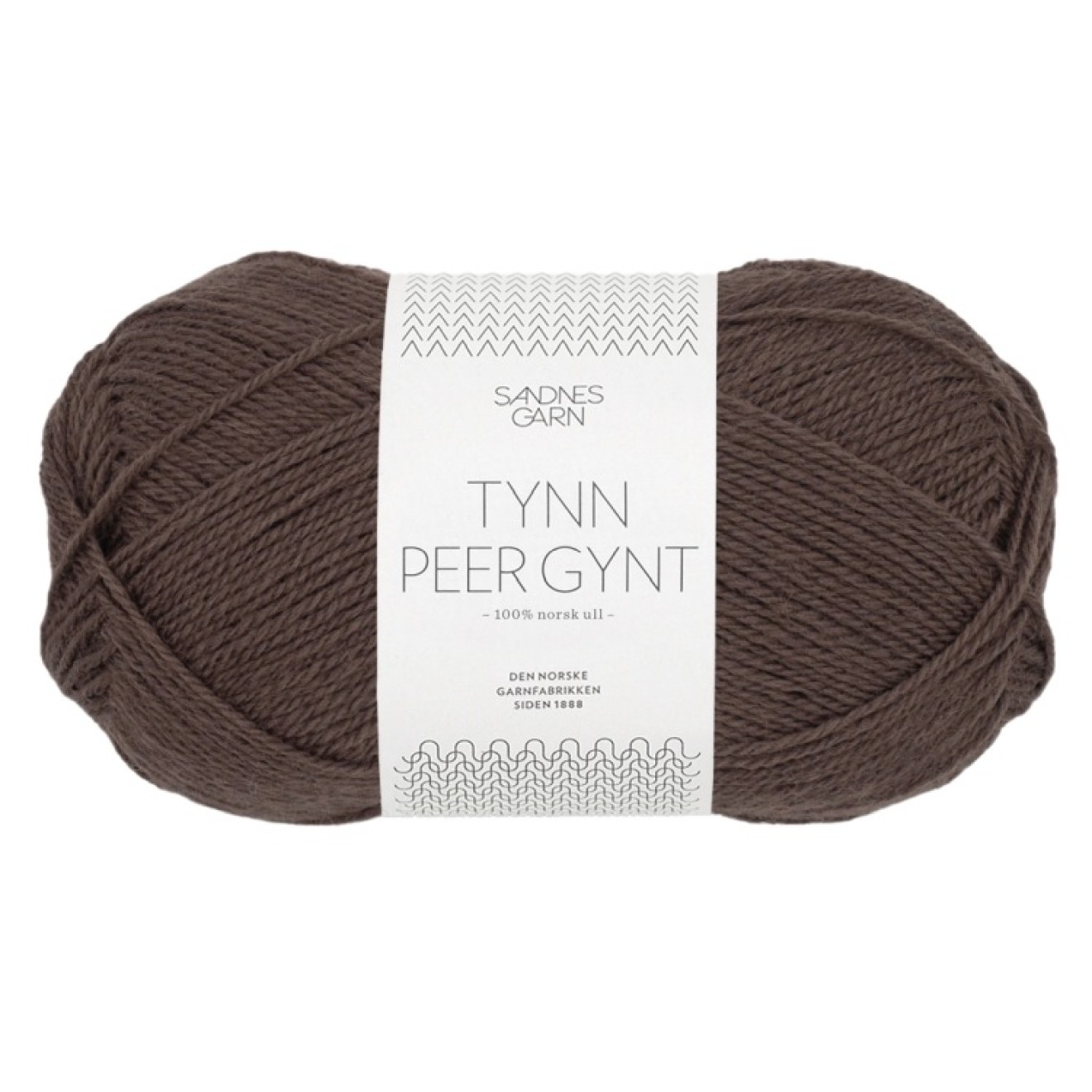 Sandnes Garn Tynn Peer Gynt colour 3880 dark chocolate
