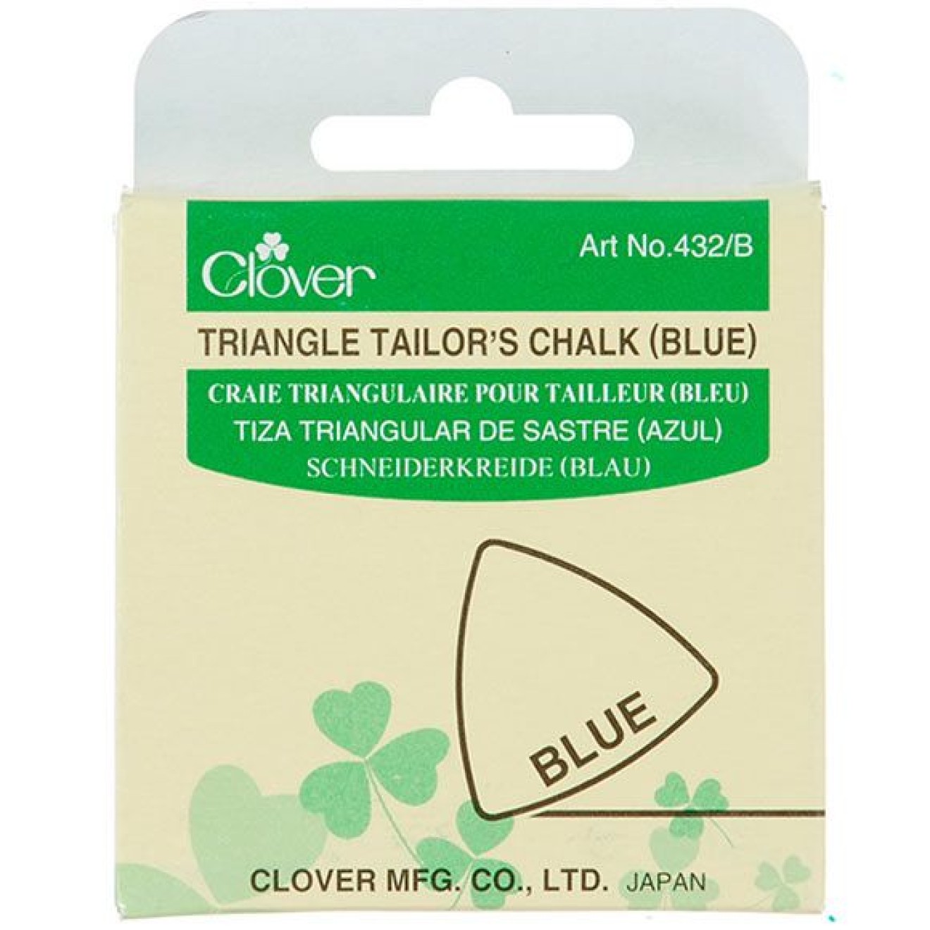 Clover Schneiderkreide blau