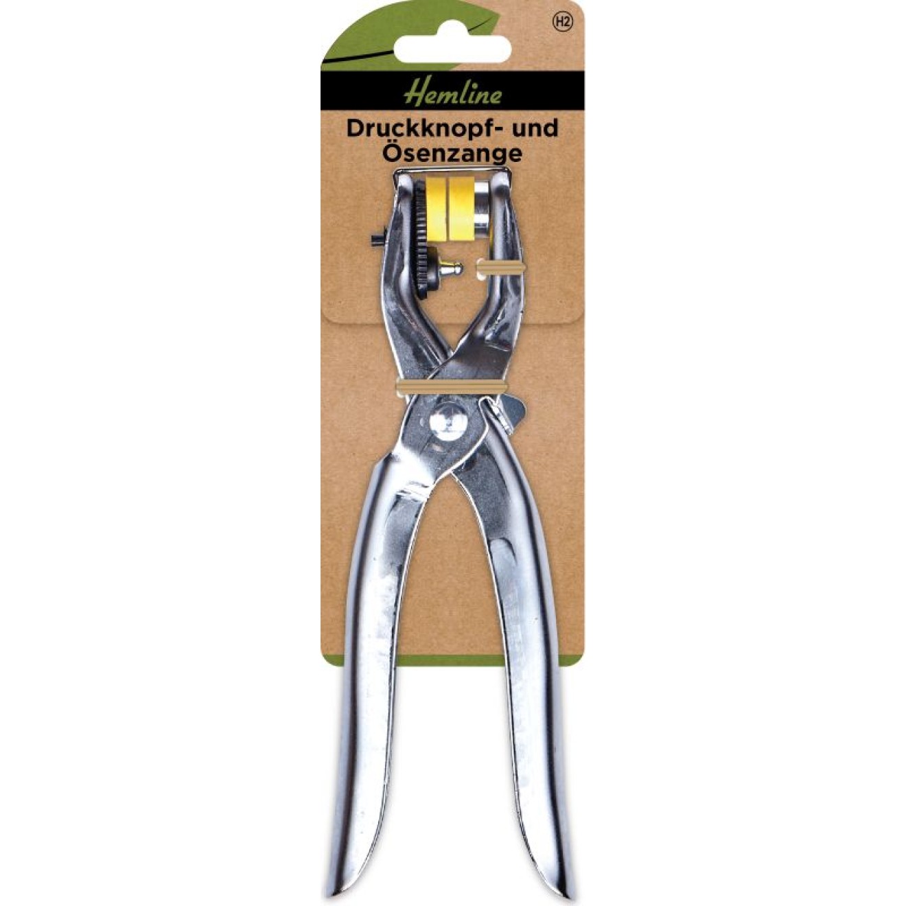 Hemline snap fastener and eyelet pliers