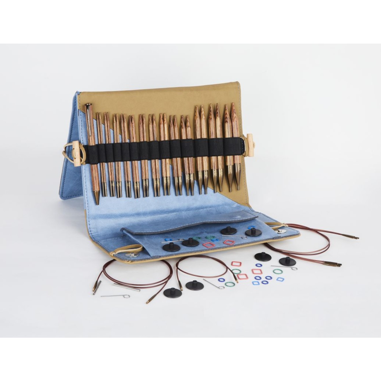 KnitPro needle set Grande auswechselbare needle tips Ginger Holz 13 cm 3,25 - 12,00 mm / 13 cm