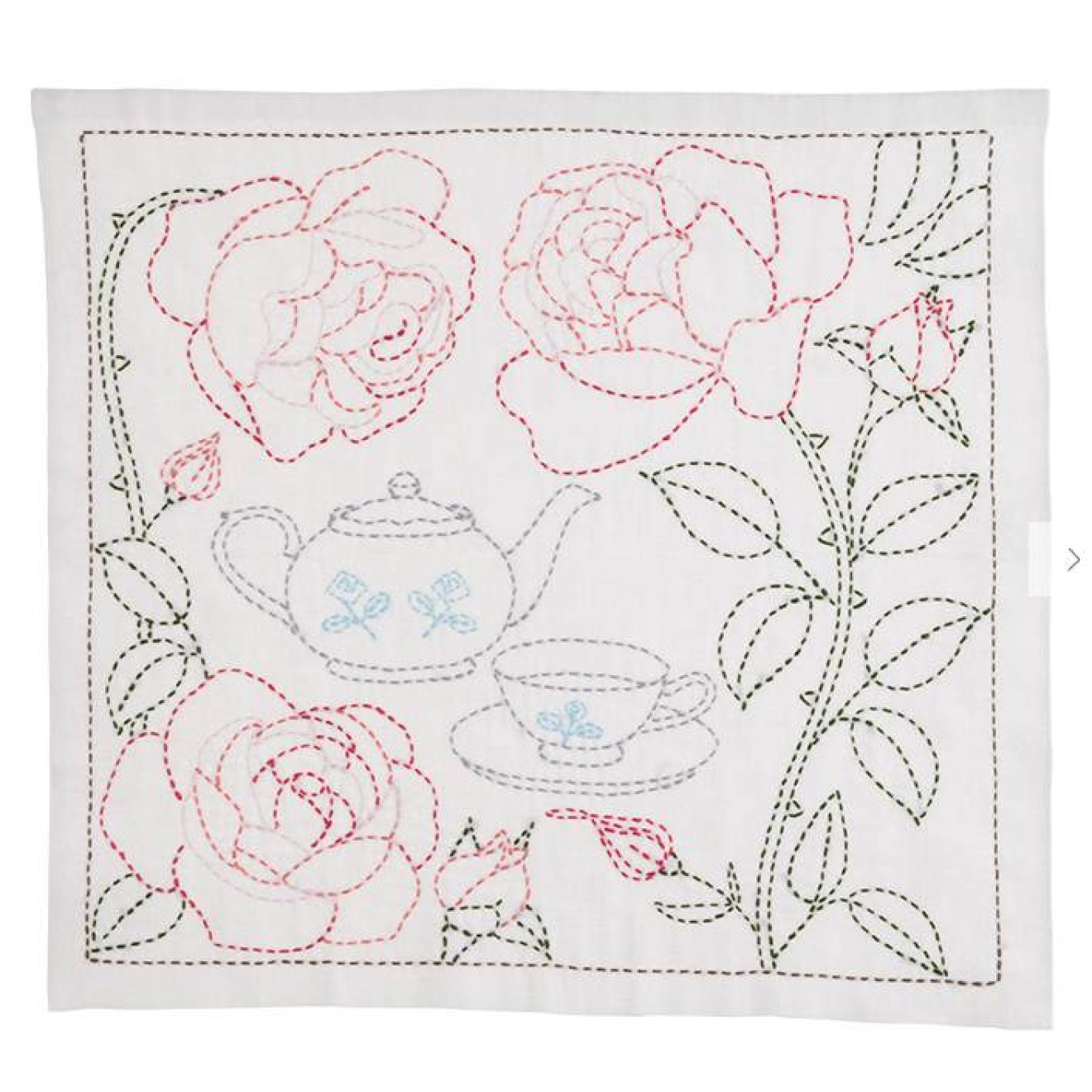 34x34 cm / England Tea Time Surrounded by Roses