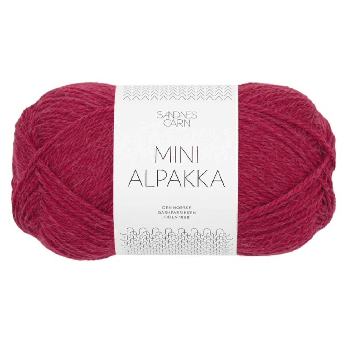 Sandnes Garn Mini Alpakka colour 4255 rumba red
