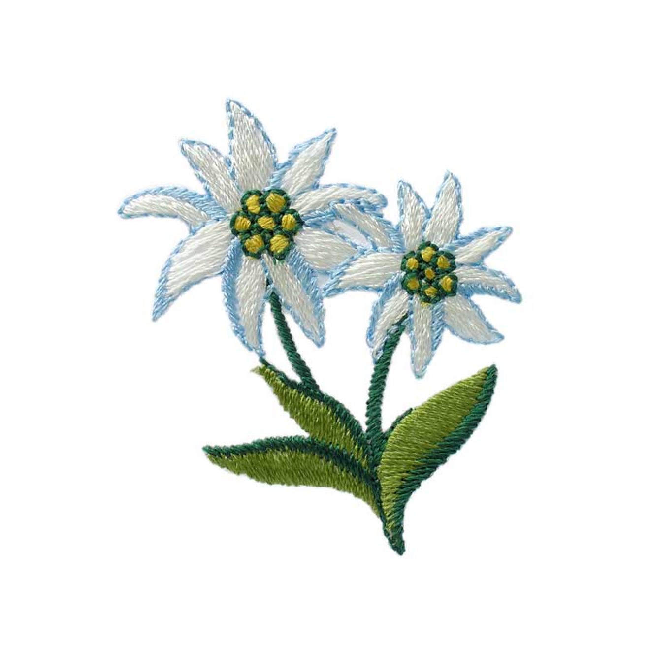 Edelweiss am Stiel / ca. 3,0x5,0 cm