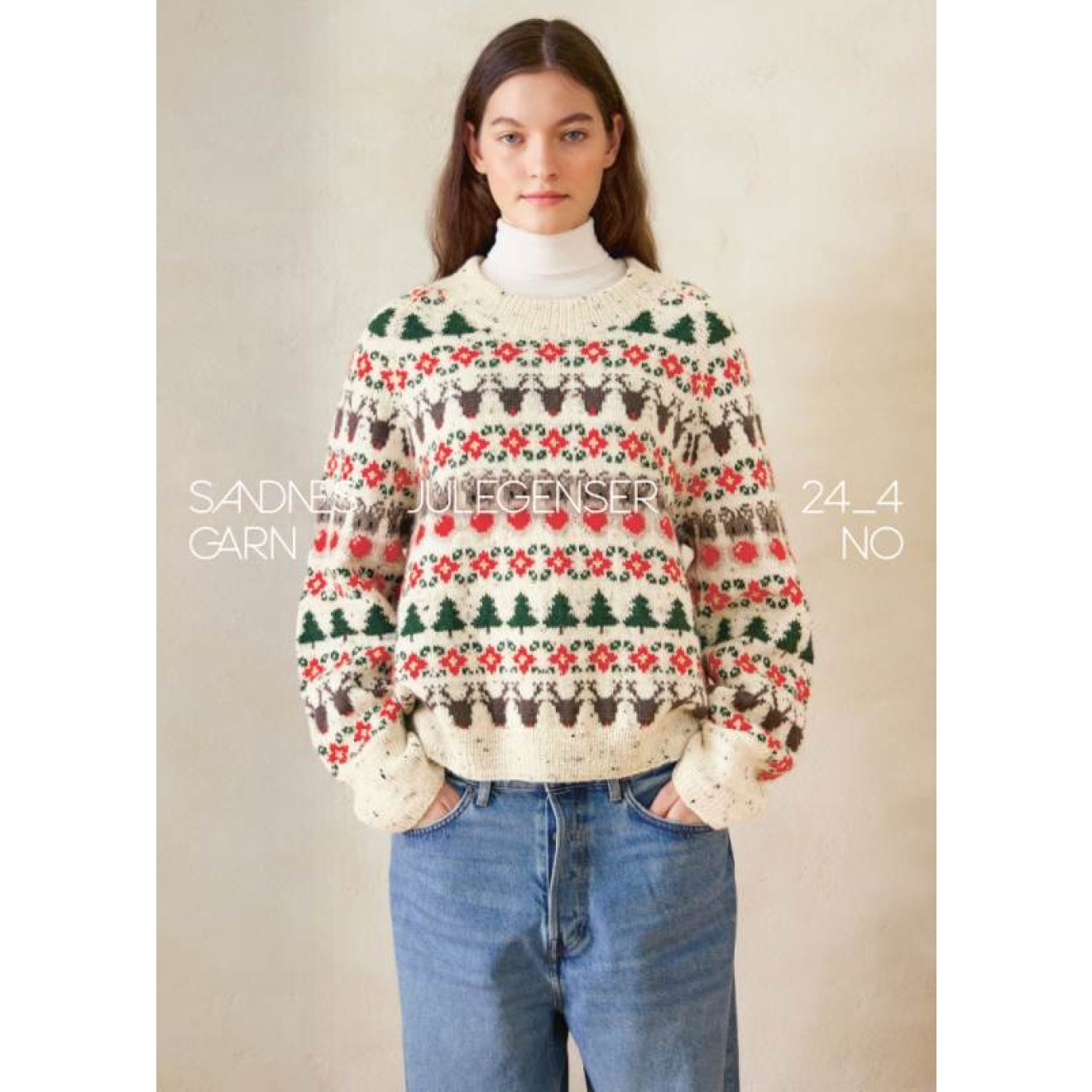 Sandnes Garn pattern booklet 24_4 Julegense Farbe 01992 natural