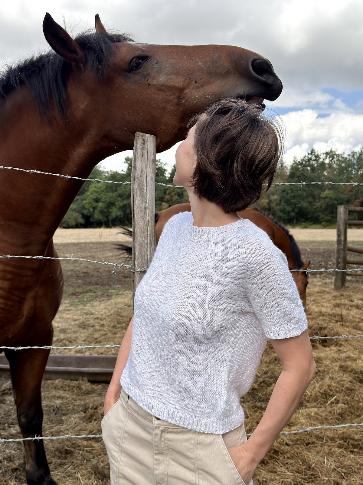 T-shirt Savannah – modèle de tricot, photo 4