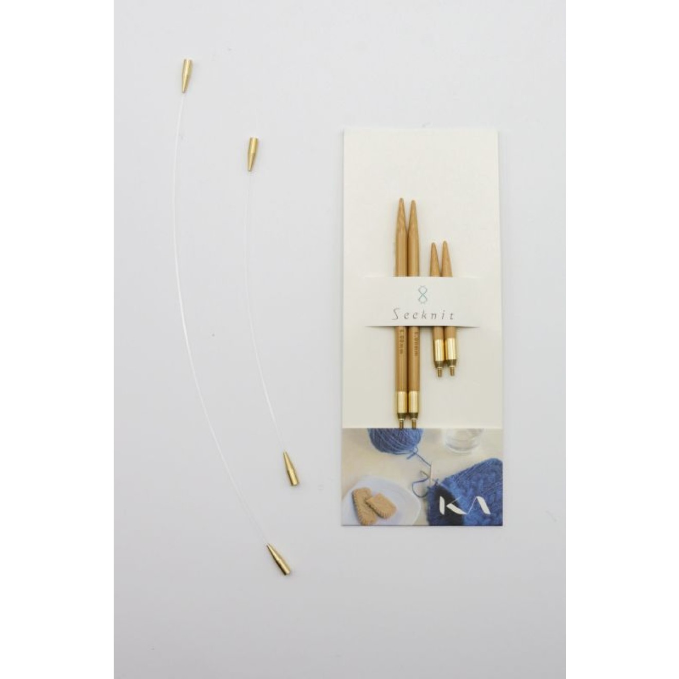 SEEKNIT Koshitsu interchangeable needle tips Dualis with cables 5,00 mm / 5 cm, 10 cm