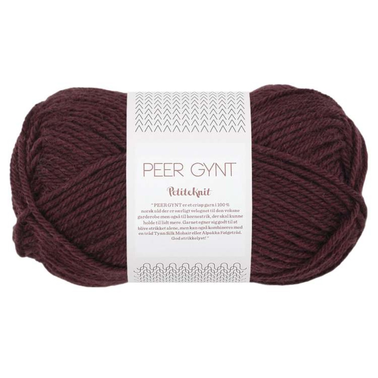 Sandnes Garn Peer Gynt by PetiteKnit colour 4682 velvet fig