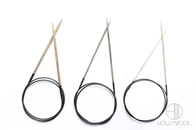 LYKKE Aiguille circulaire Driftwood – 10,00 mm / 100 cm