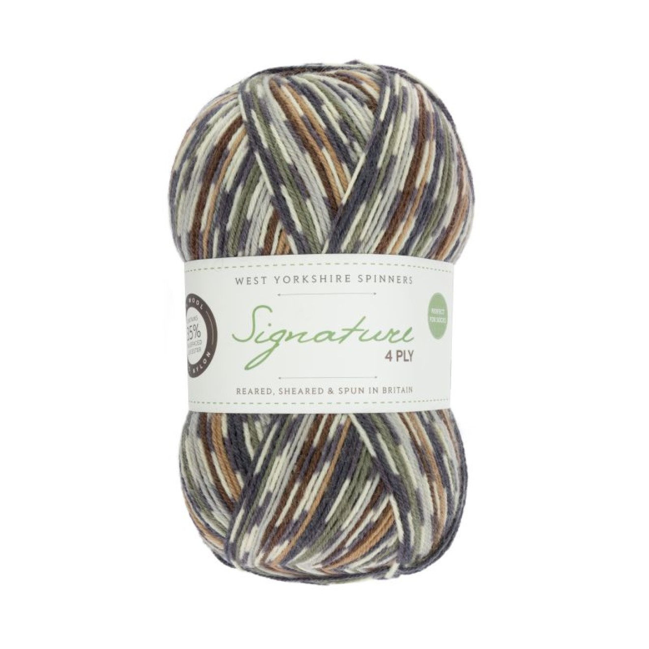 West Yorkshire Spinners Signature 4ply - Country Birds Farbe 877 owl
