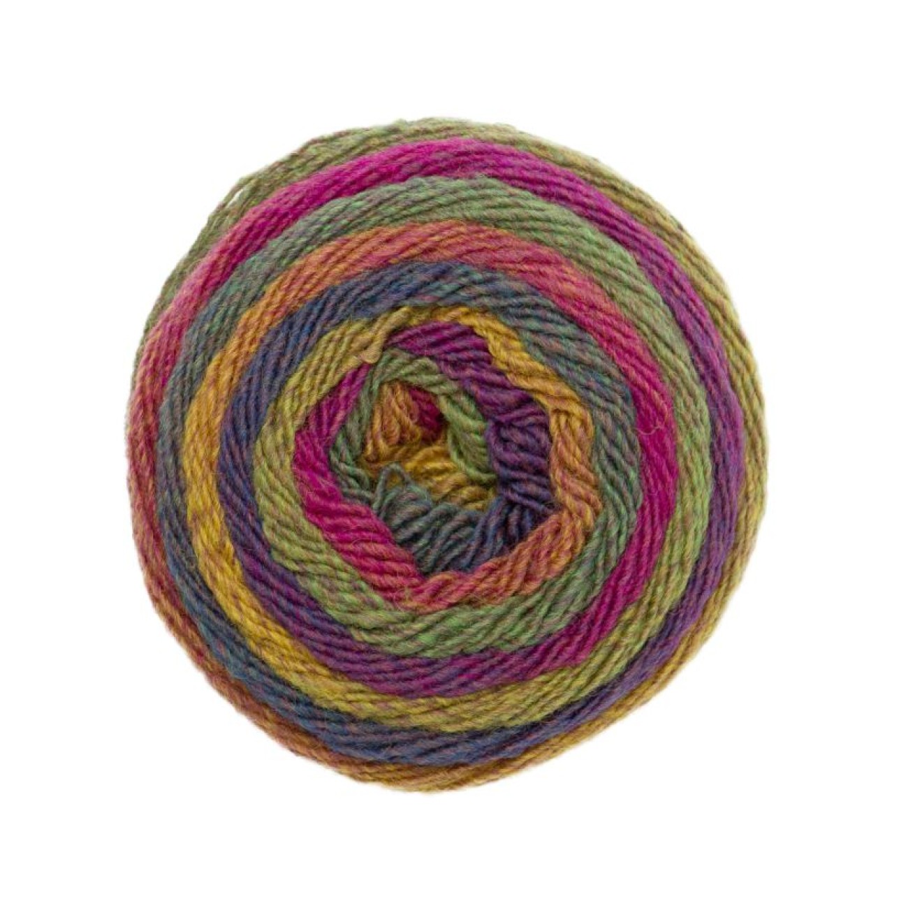 Pro Lana Diamant colour 95 green/yellow/wine red