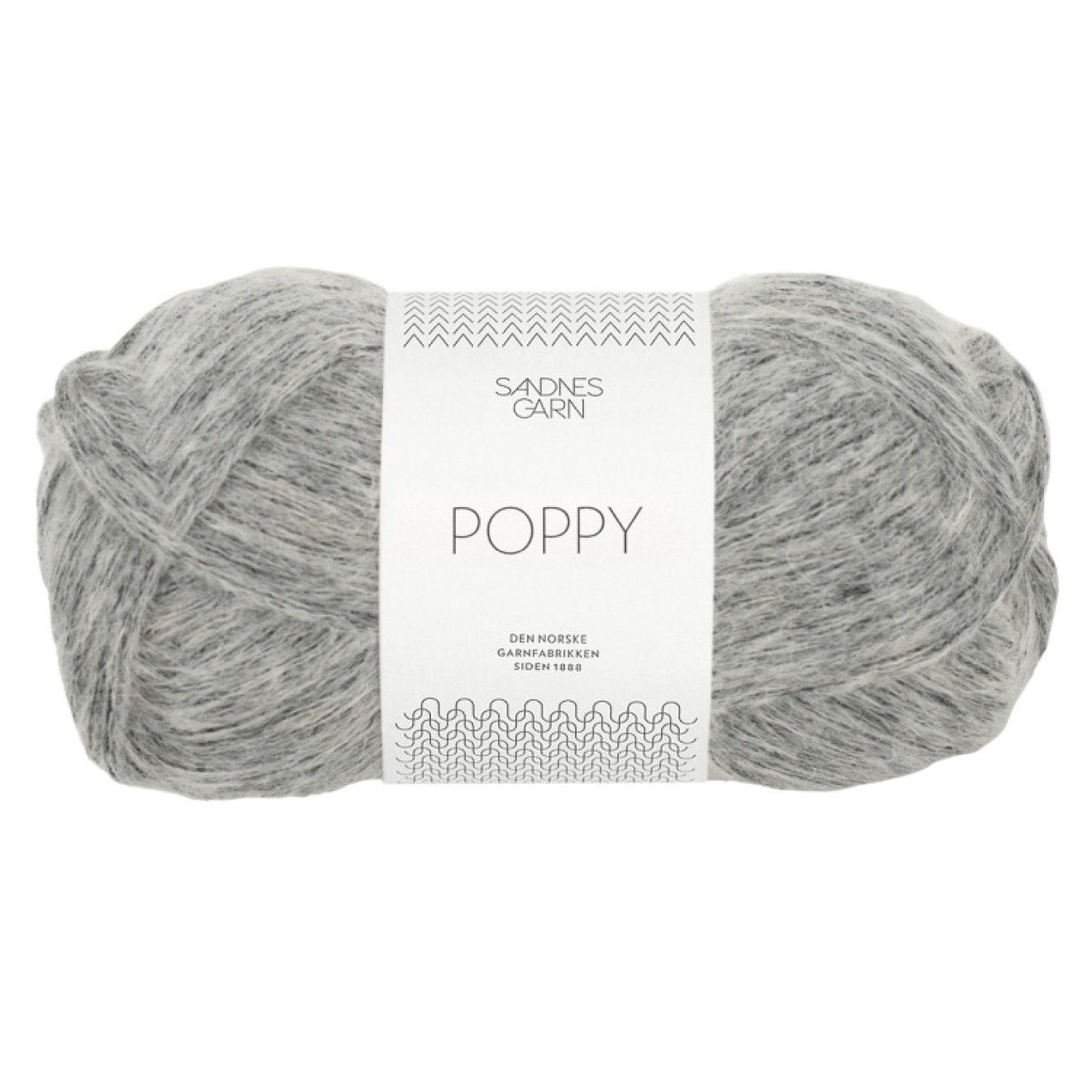 Sandnes Garn Poppy colour 1042 grey mottled