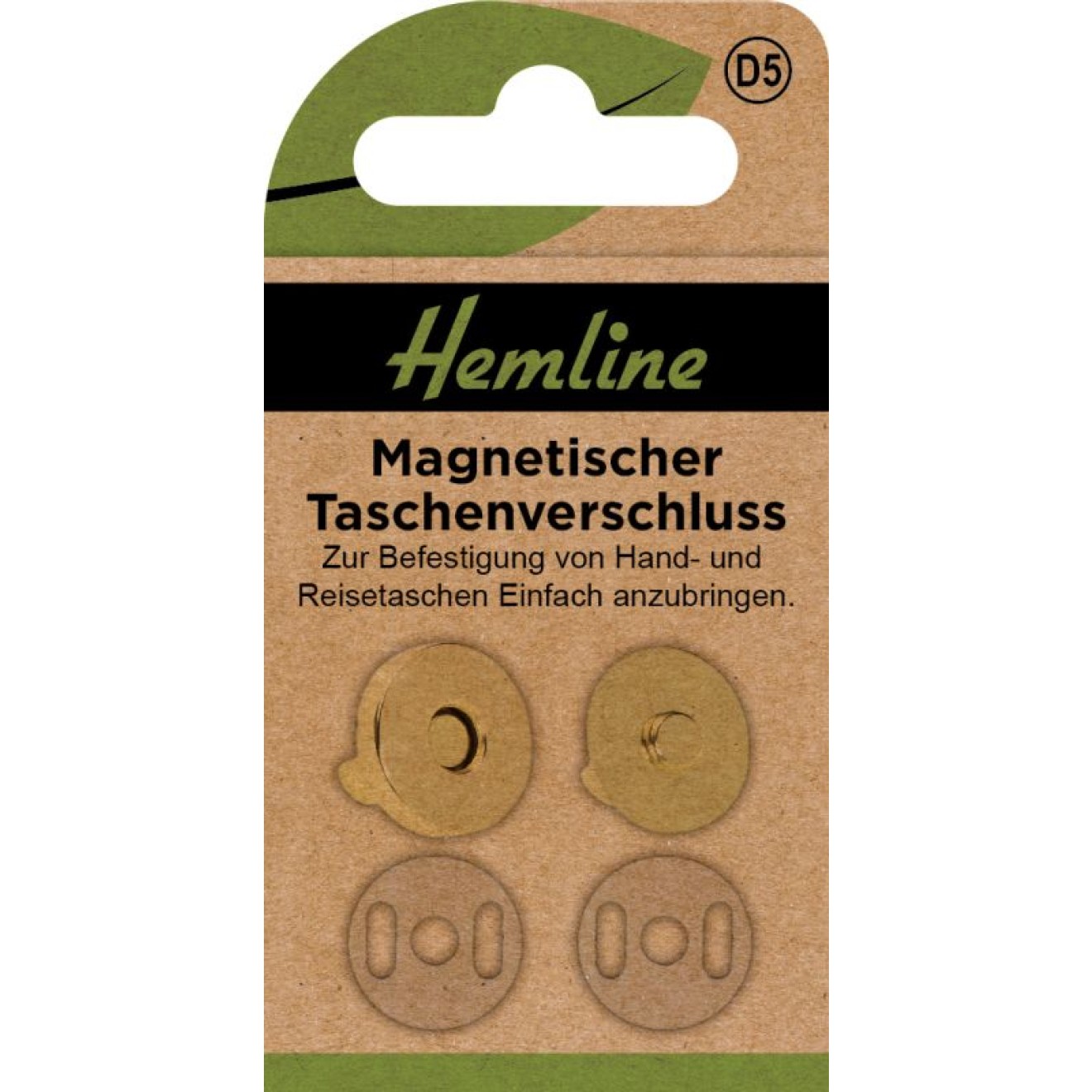 Hemline Magnetischer Taschenverschluss