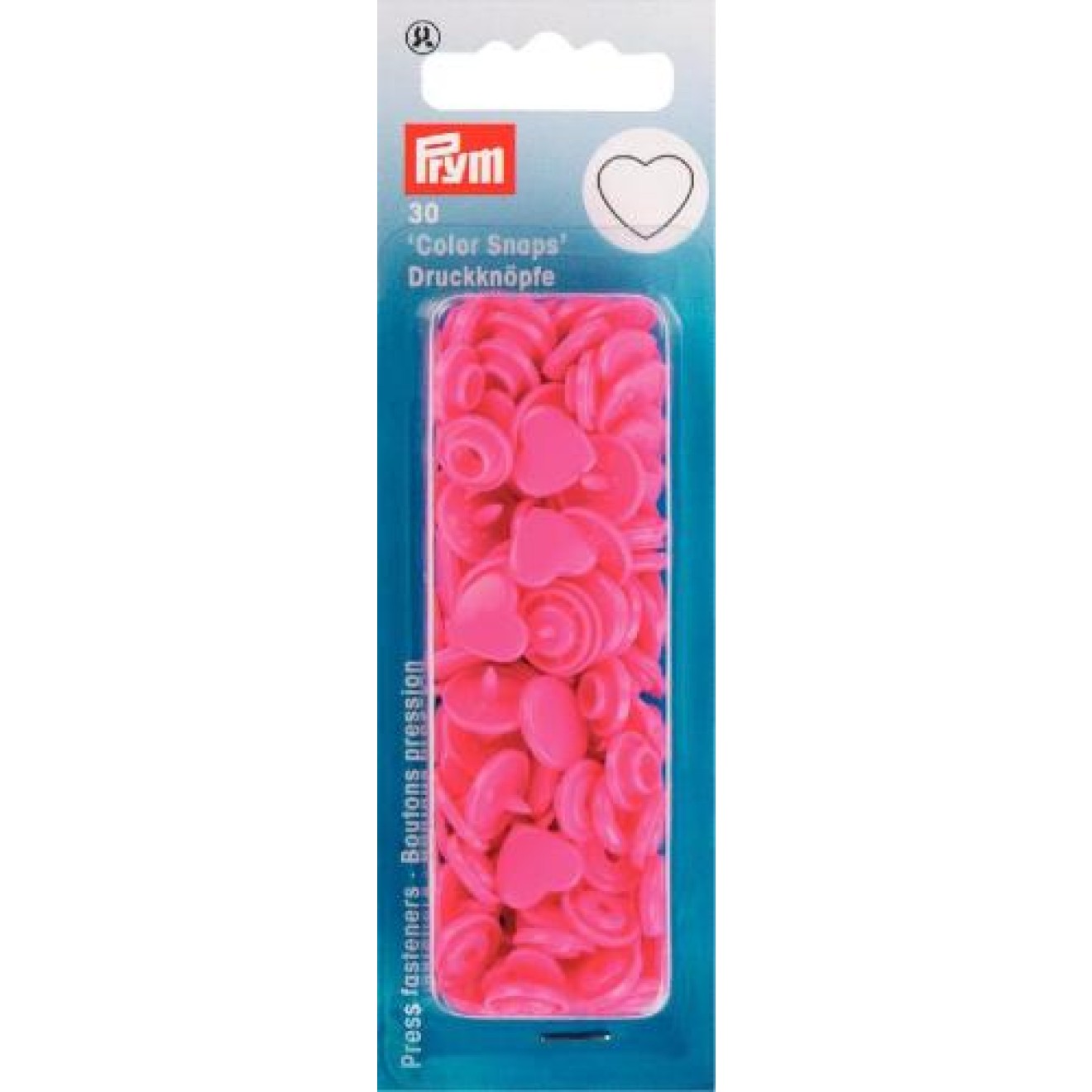 Prym sew-free snap fasteners Color Snaps pink