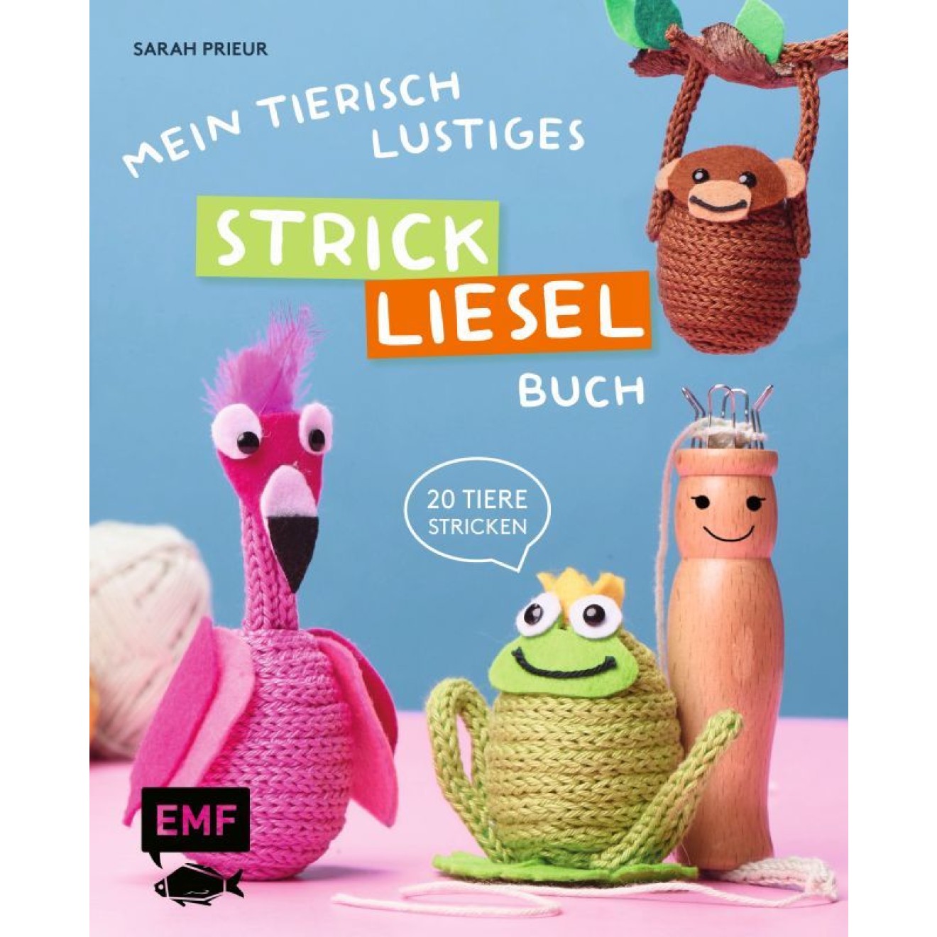 EMF Mein tierisch lustiges strickliesel Buch 17x21 cm