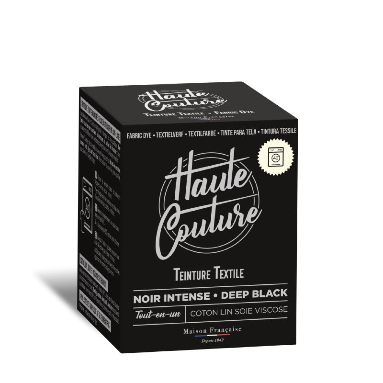 Haute Couture Textilfarbe colour tiefschwarz