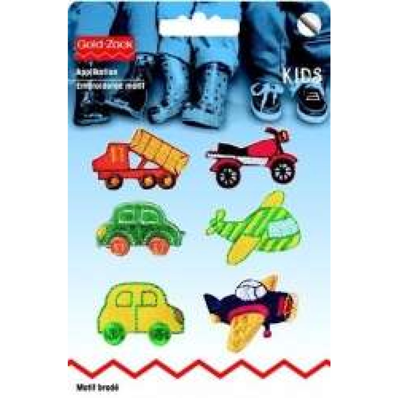 Prym Applikationen - Kids and Hits - aufbügelbar ca. 2,0x3,0 cm / farbig