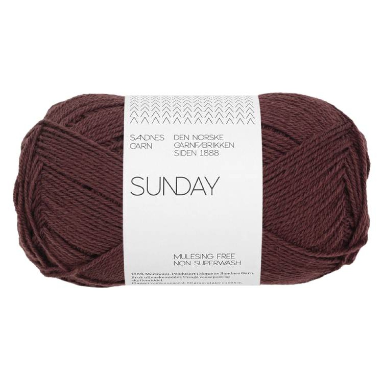 Sandnes Garn Sunday colour 4381 dark fudge