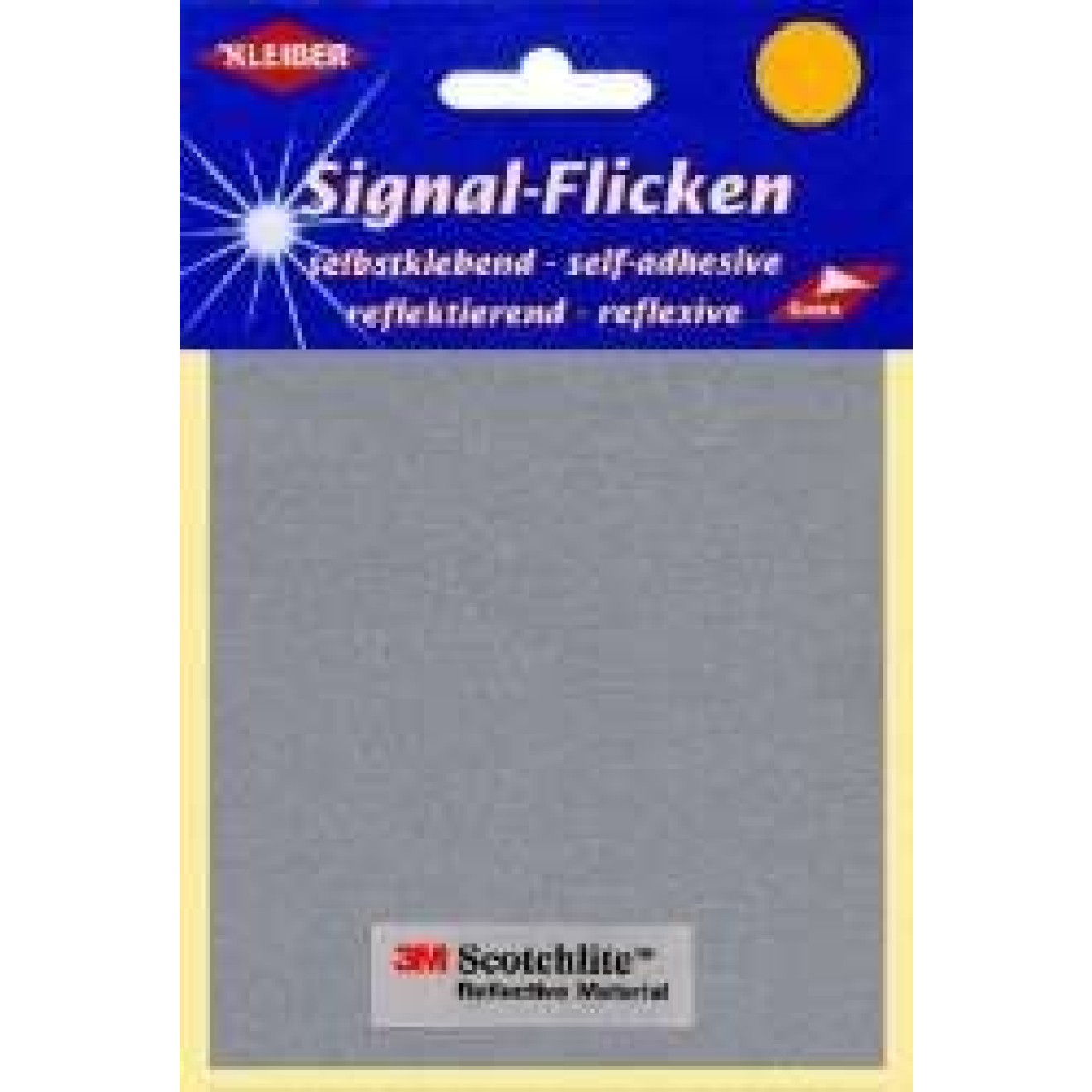 Kleiber Signal-Flicken ca. 10x20 cm / 30 silver