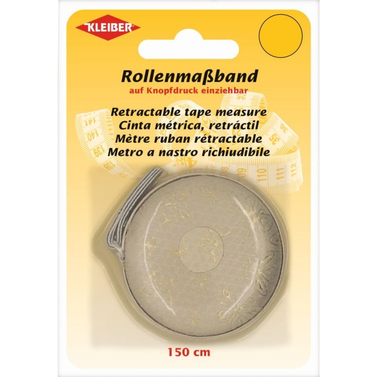 Kleiber Rollmaßband ca. 150 cm / beige