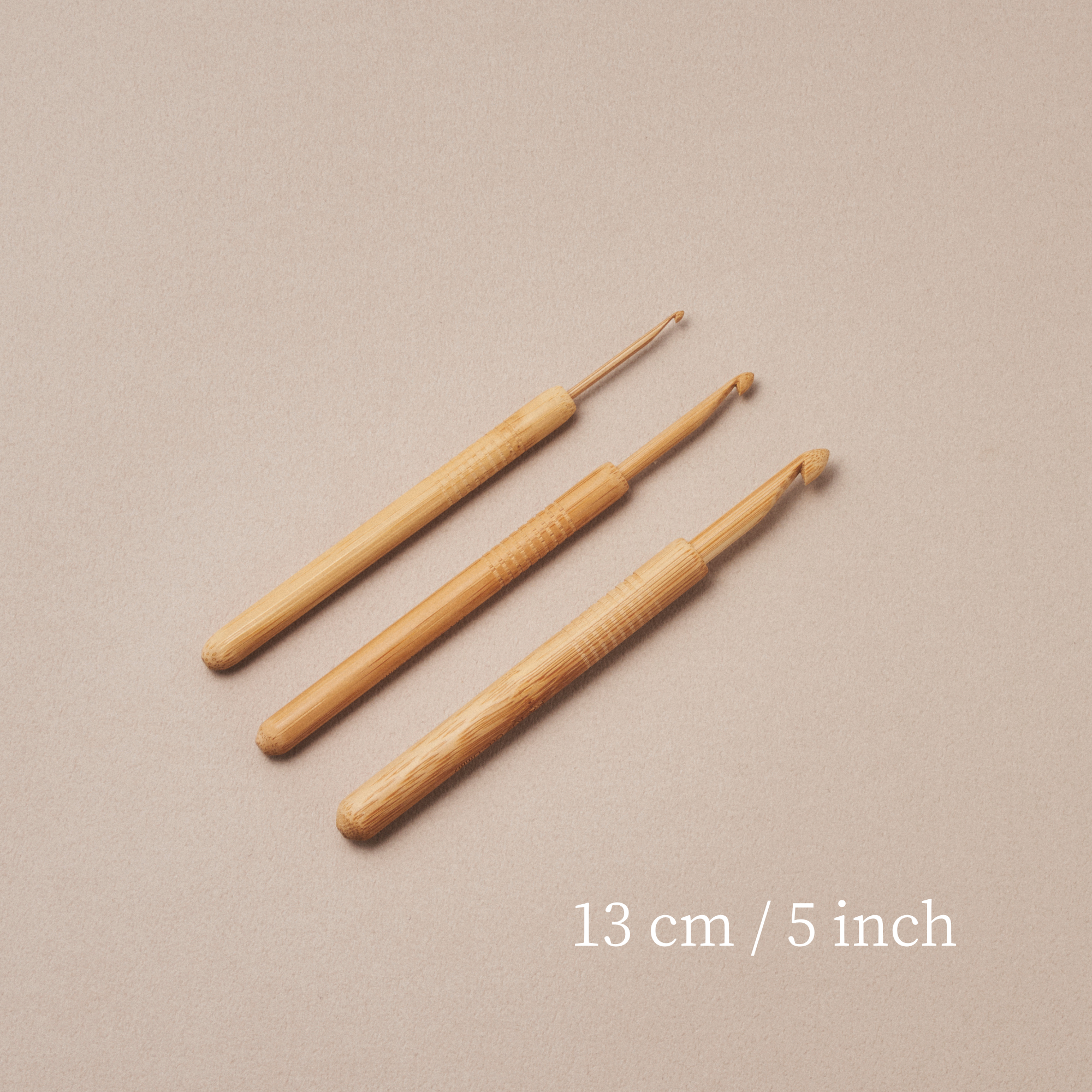 Seeknit Koshitsu crochet hook with bamboo tip
