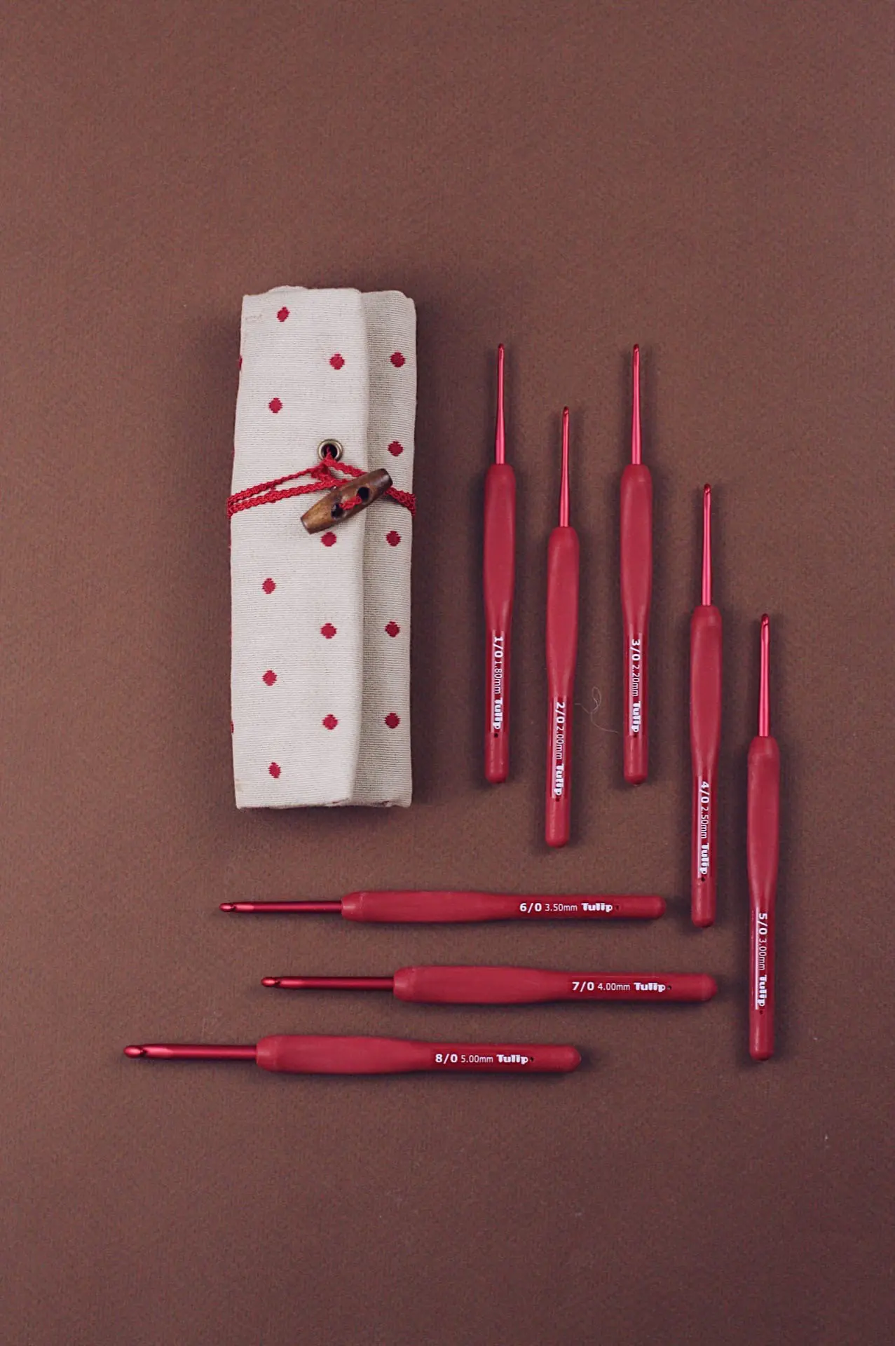 Tulip ETIMO Red set de crochets – 1,80–5,00 mm