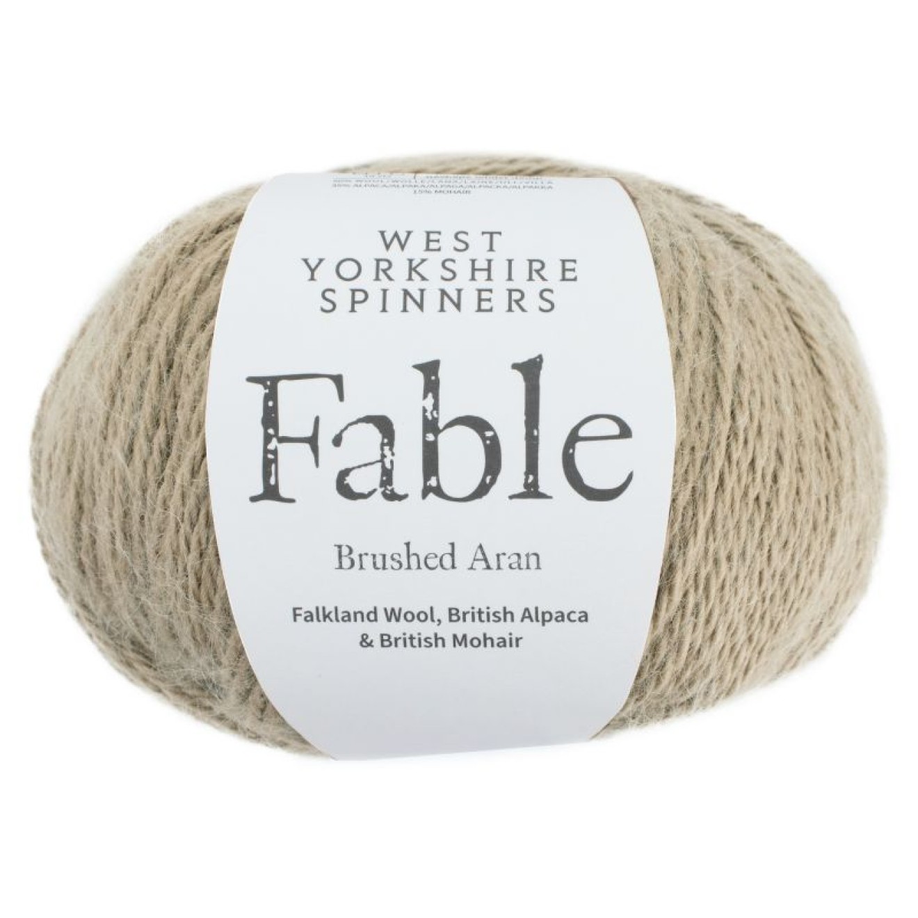 West Yorkshire Spinners Fable Brushed Aran colour 1224 faun