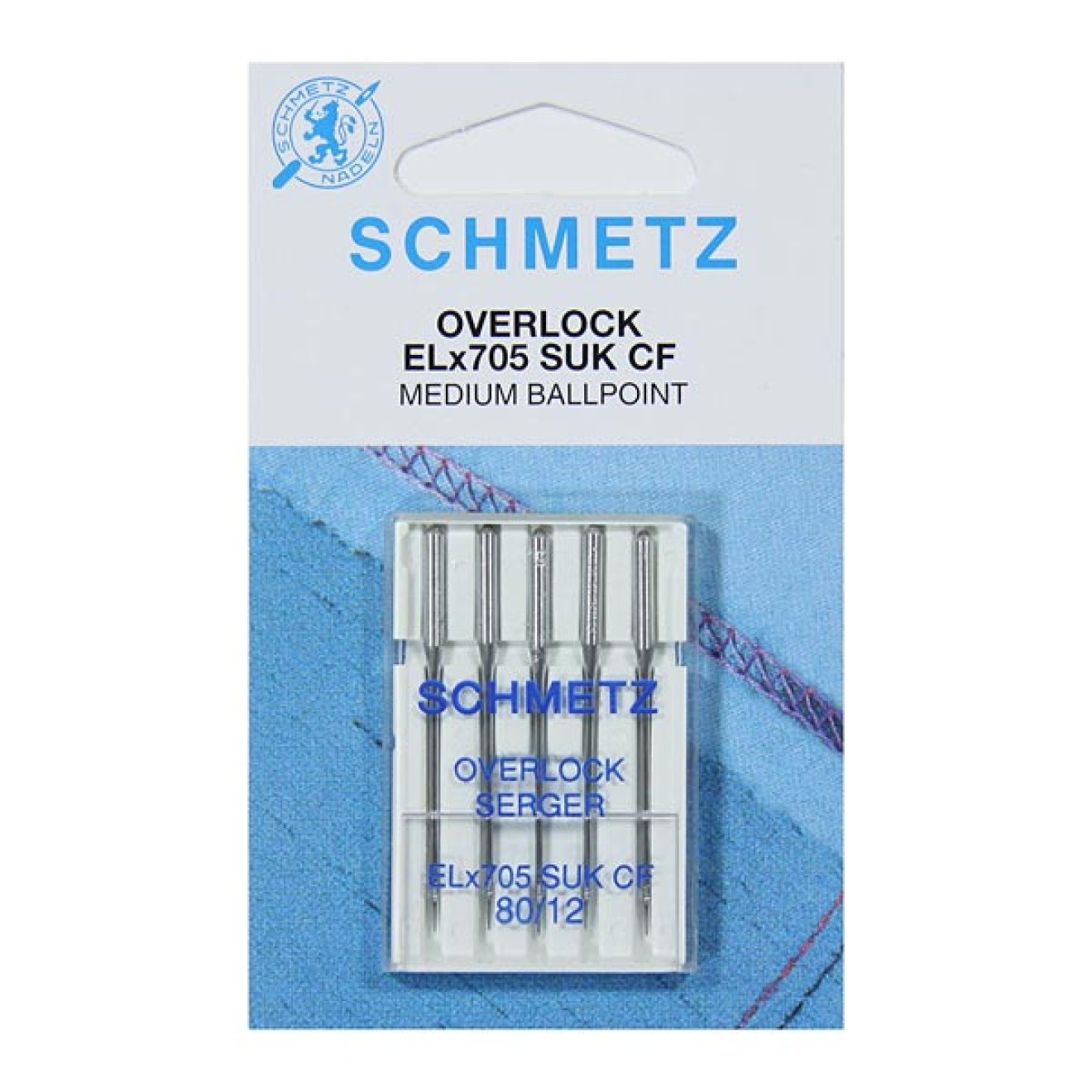 Schmetz иглы для швейной машины цвет серебристый coloured