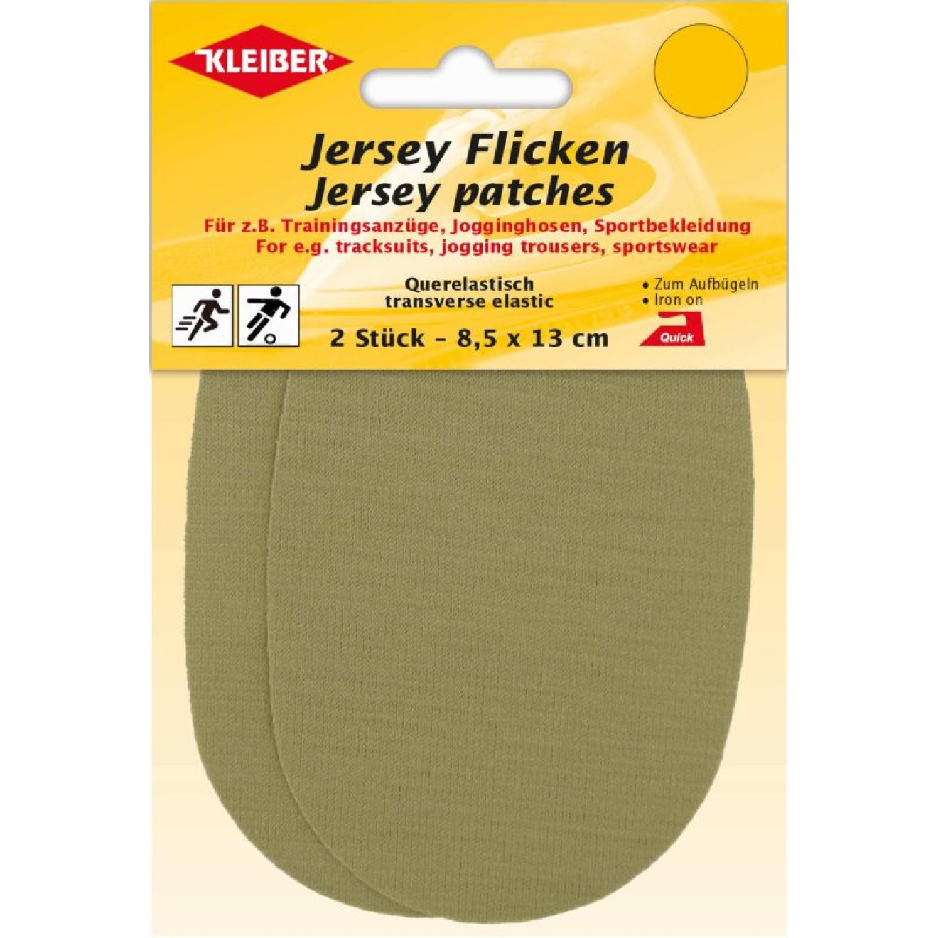 Kleiber Flickstoffe zum Zuschneiden 8,5x13 cm / beige