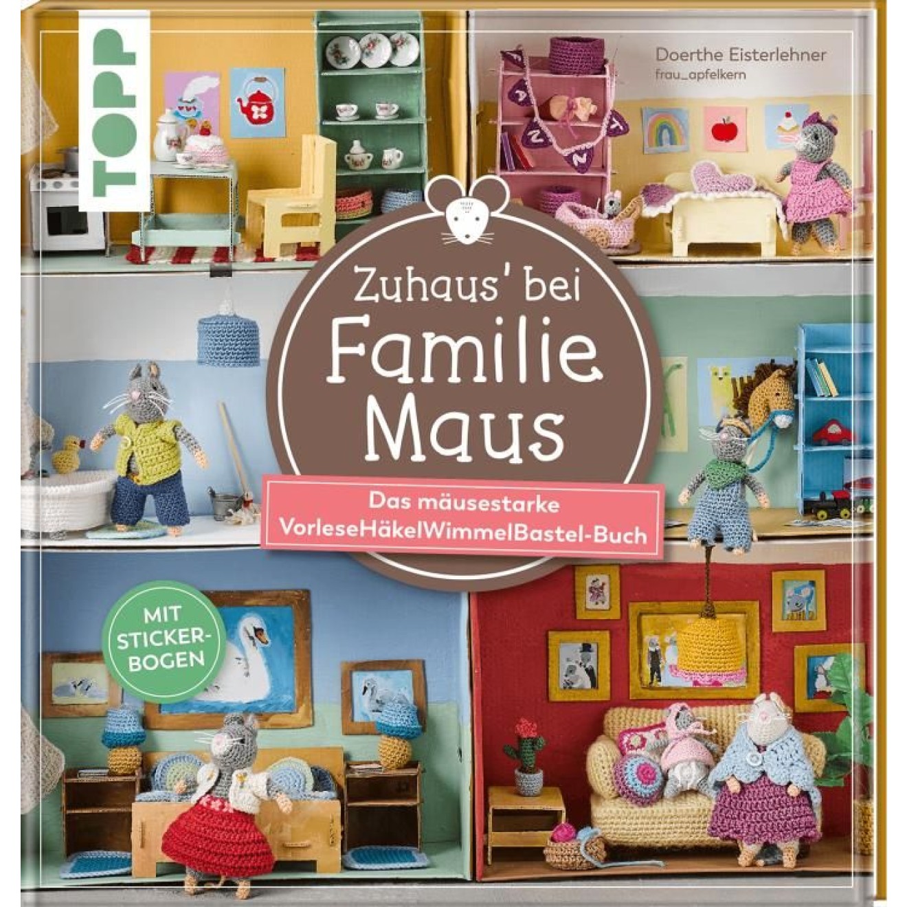 frechverlag Zuhaus bei Familie Maus 22,2x23,5cm