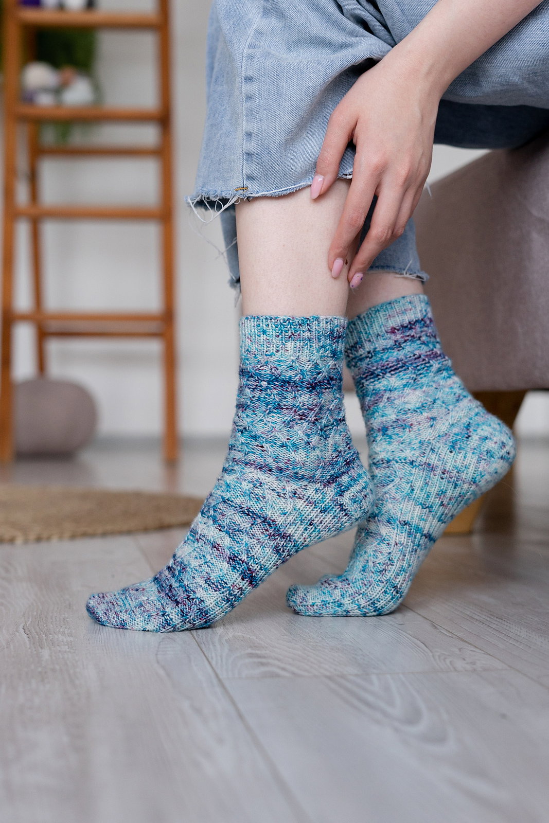 Chaussettes Whale – modèle de tricot, photo 11