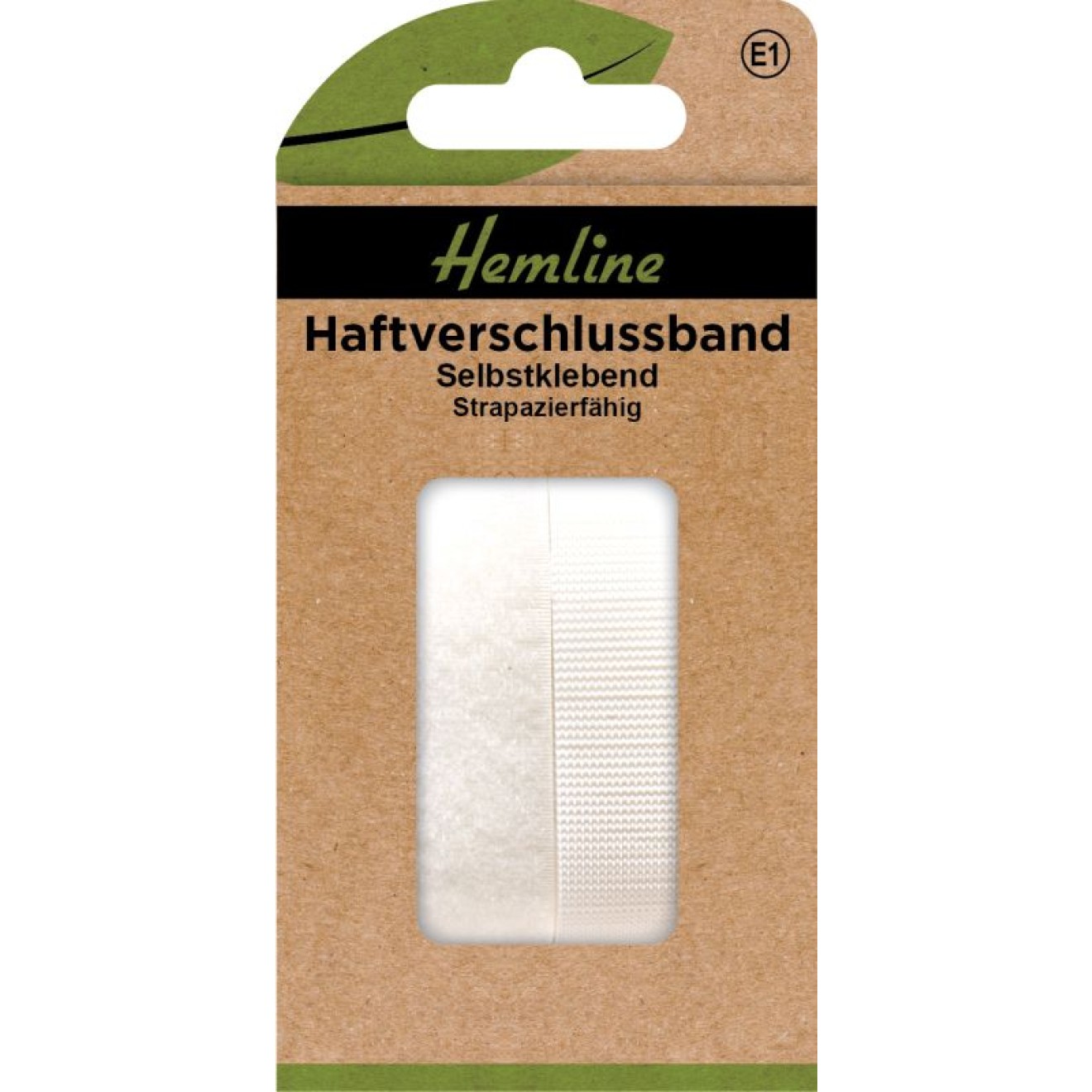 Hemline self-adhesive hook-and-loop tape