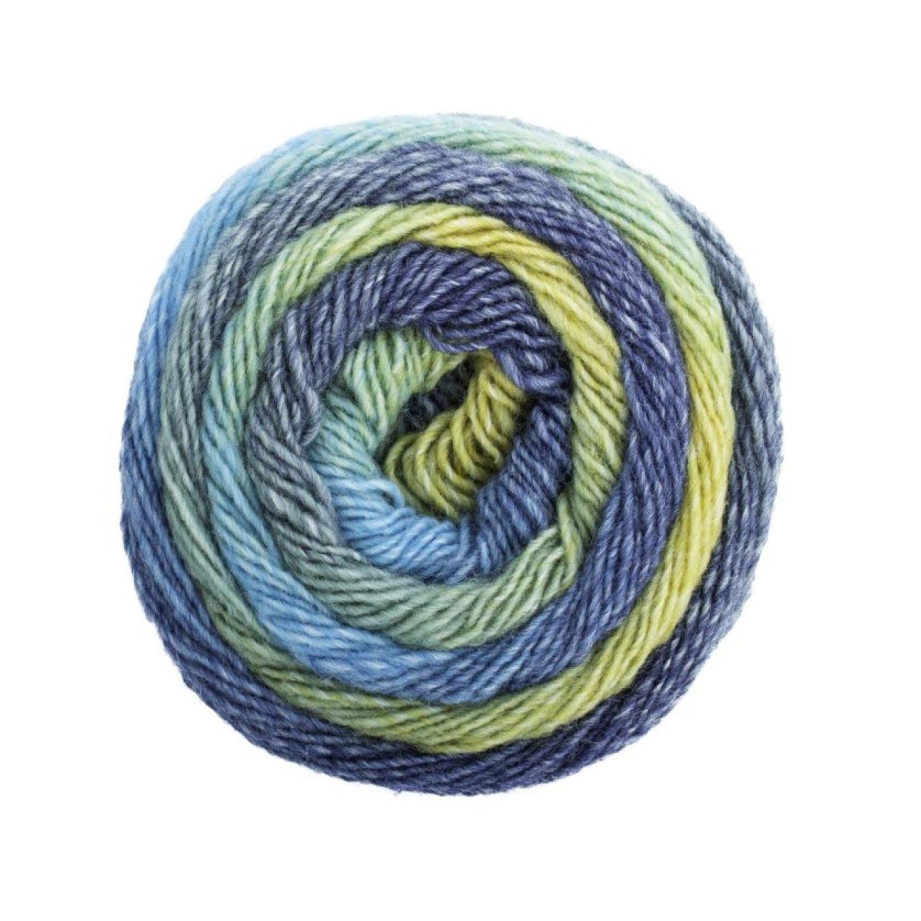 Pro Lana Diamant colour 90 yellow/blue