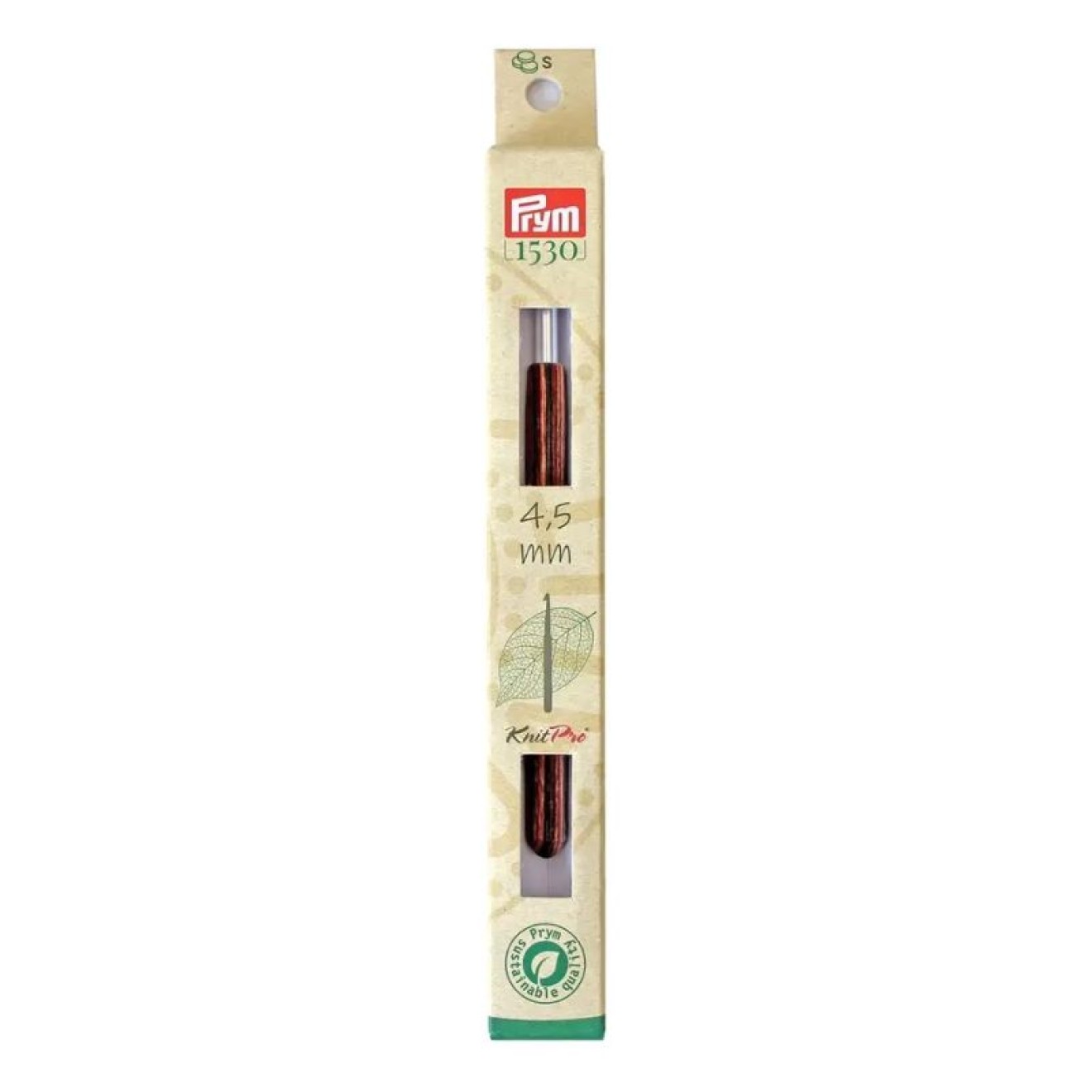 Prym крючок для пряжи NATURAL 4,50 mm