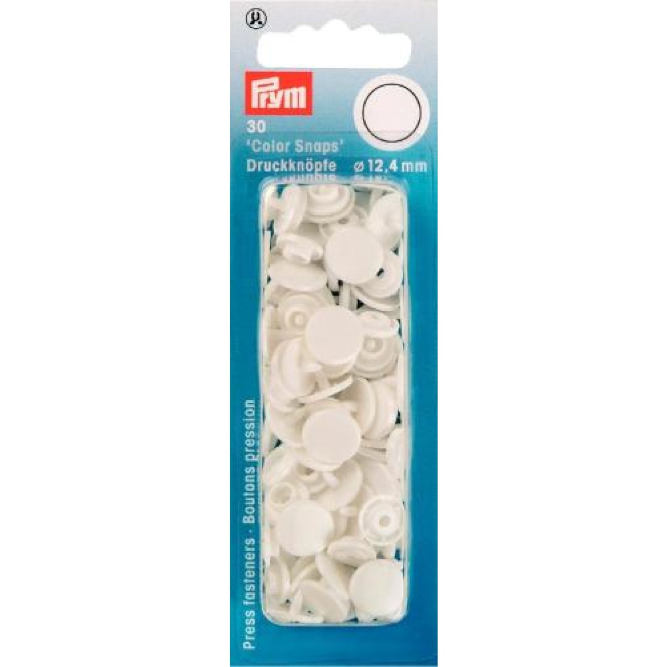 12,4 mm / white