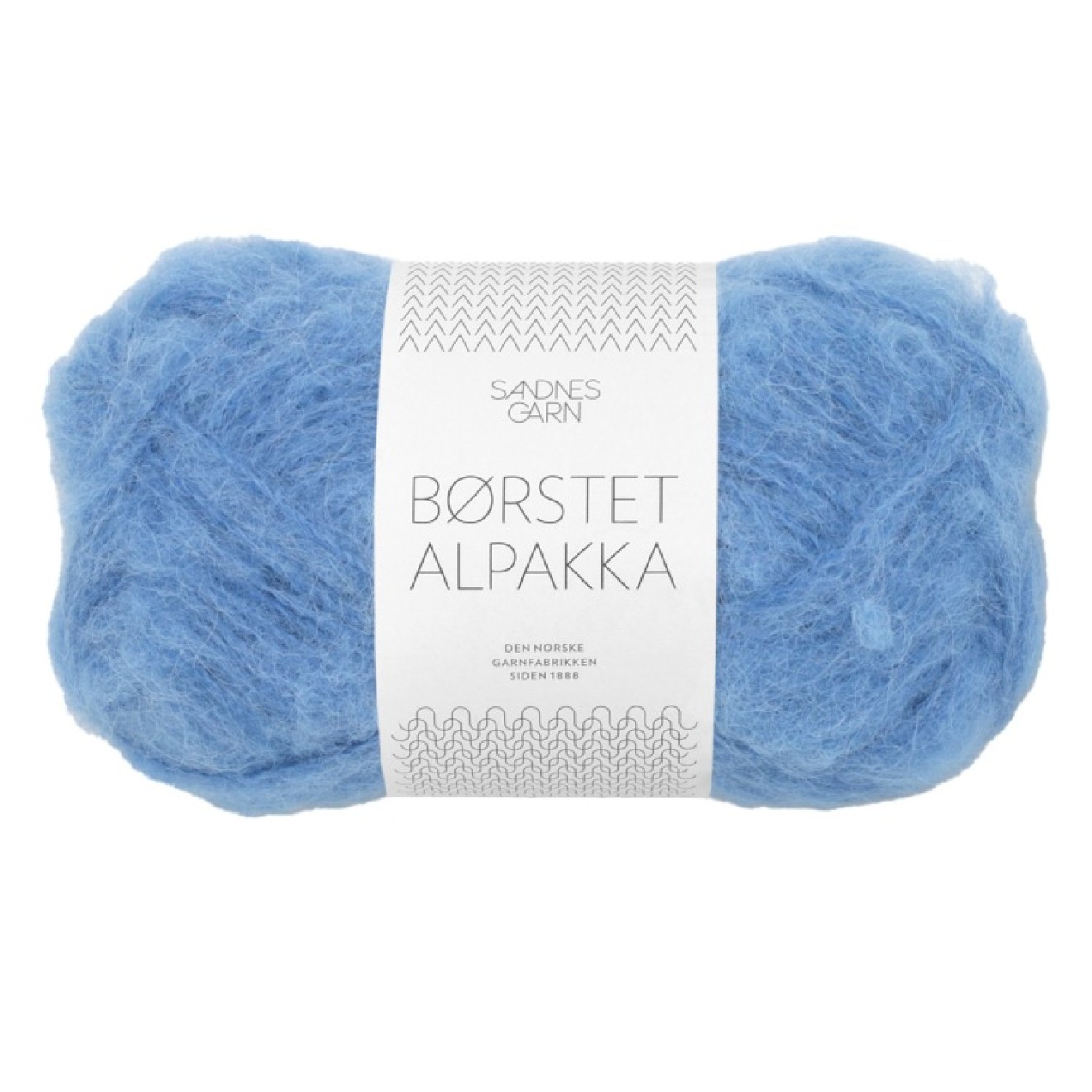 Sandnes Garn Borstet Alpakka colour 6044 regatta blue