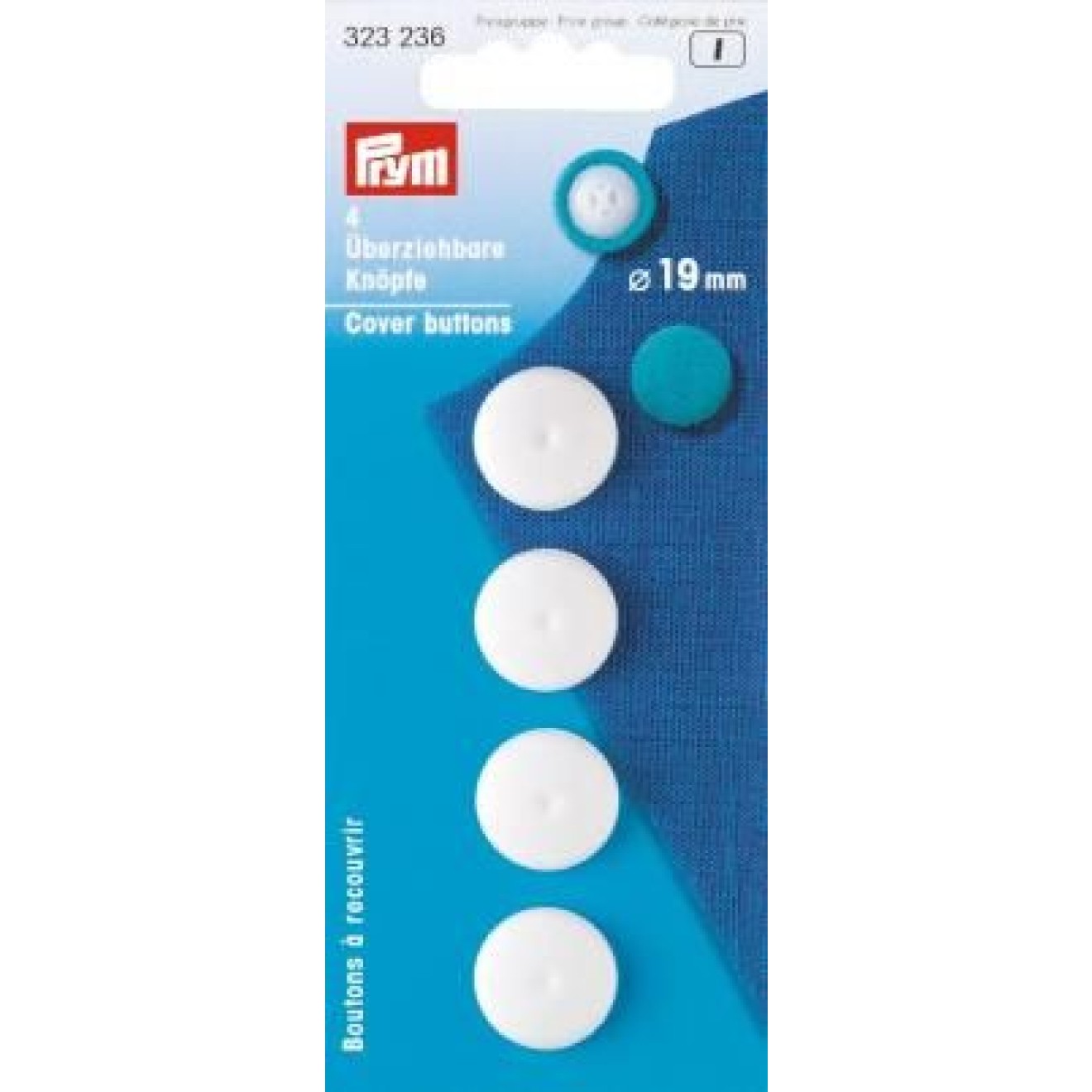 19 mm / white