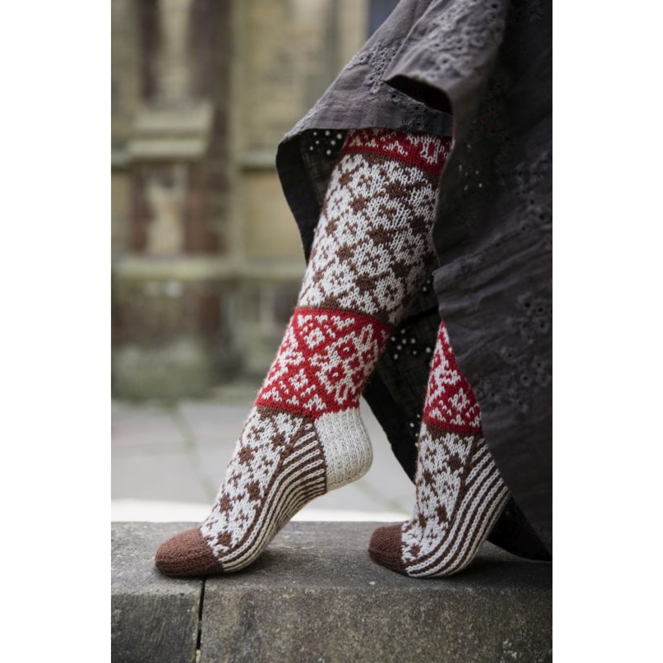 Novita single pattern single pattern Bradford - Socken - German
