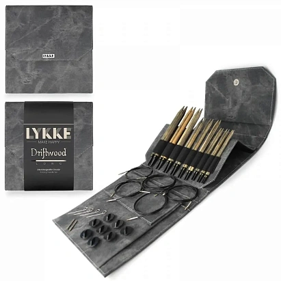 LYKKE embouts d'aiguilles interchangeables Driftwood - 3,50 mm / 13 cm