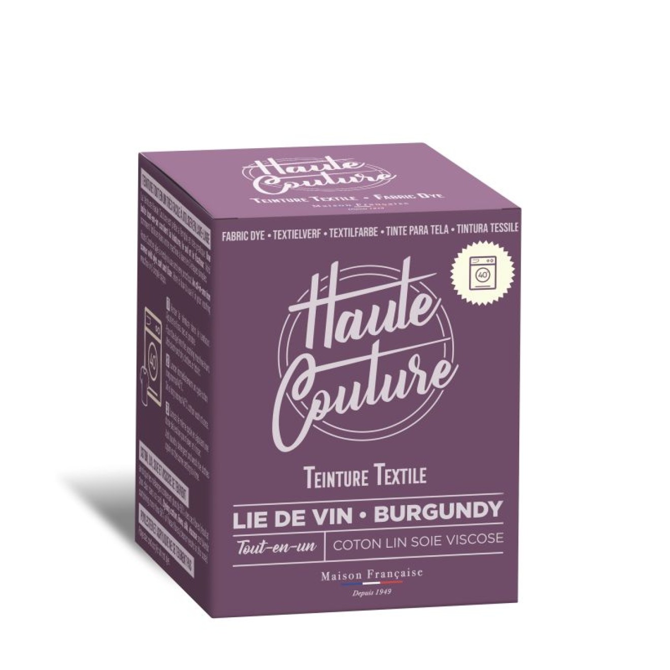 Haute Couture Textilfarbe colour burgunder