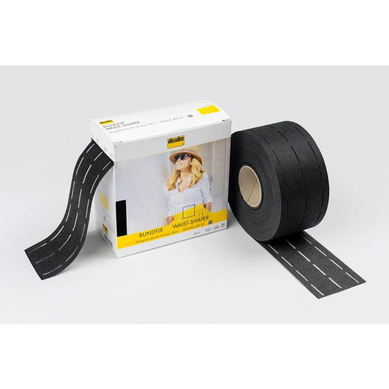 Vlieseline Stanzband Bundfix colour grafit