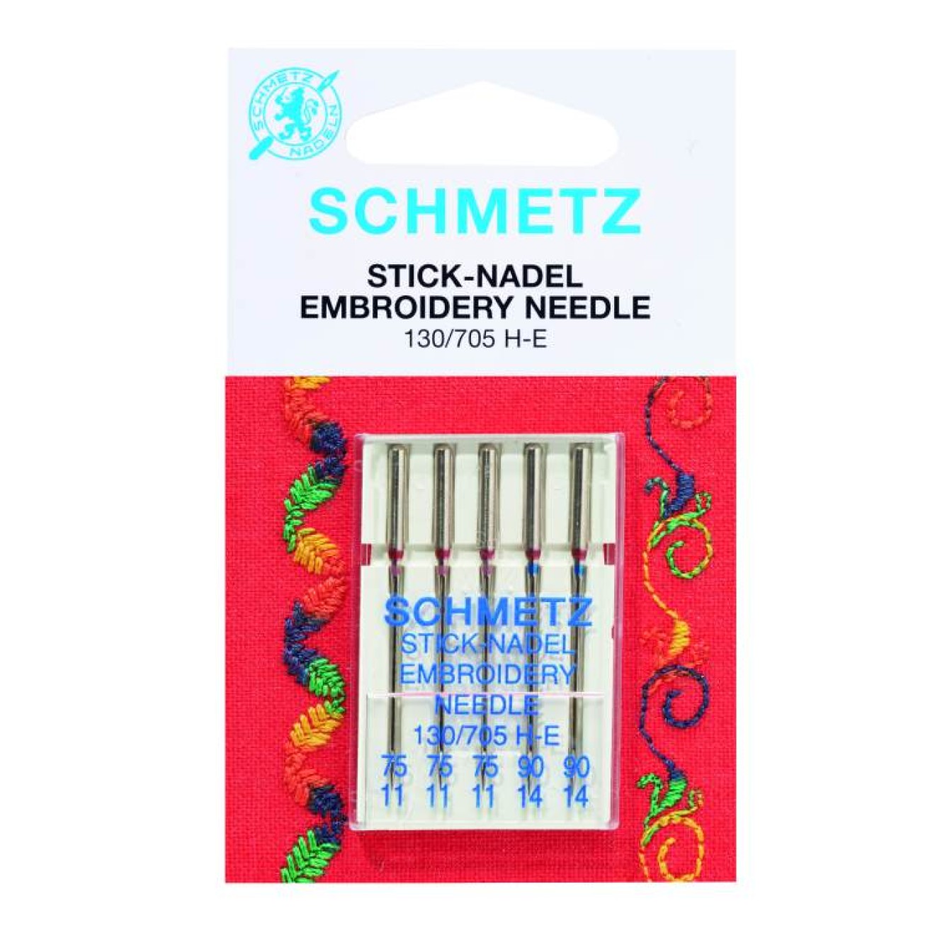 Schmetz sewing machine needles Farbe silver bunt