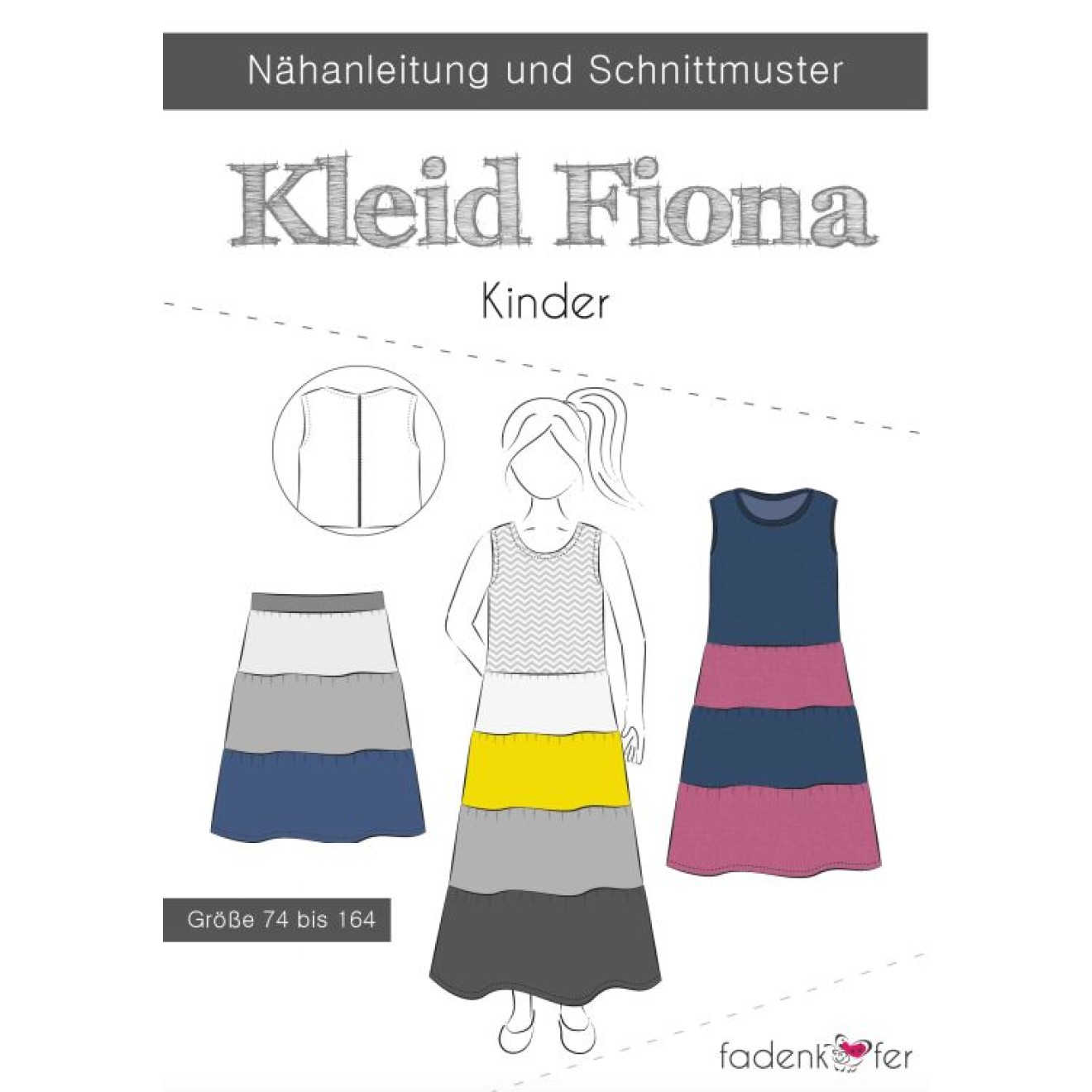 fadenkäfer Papierschnittmuster colour Fiona Kinder