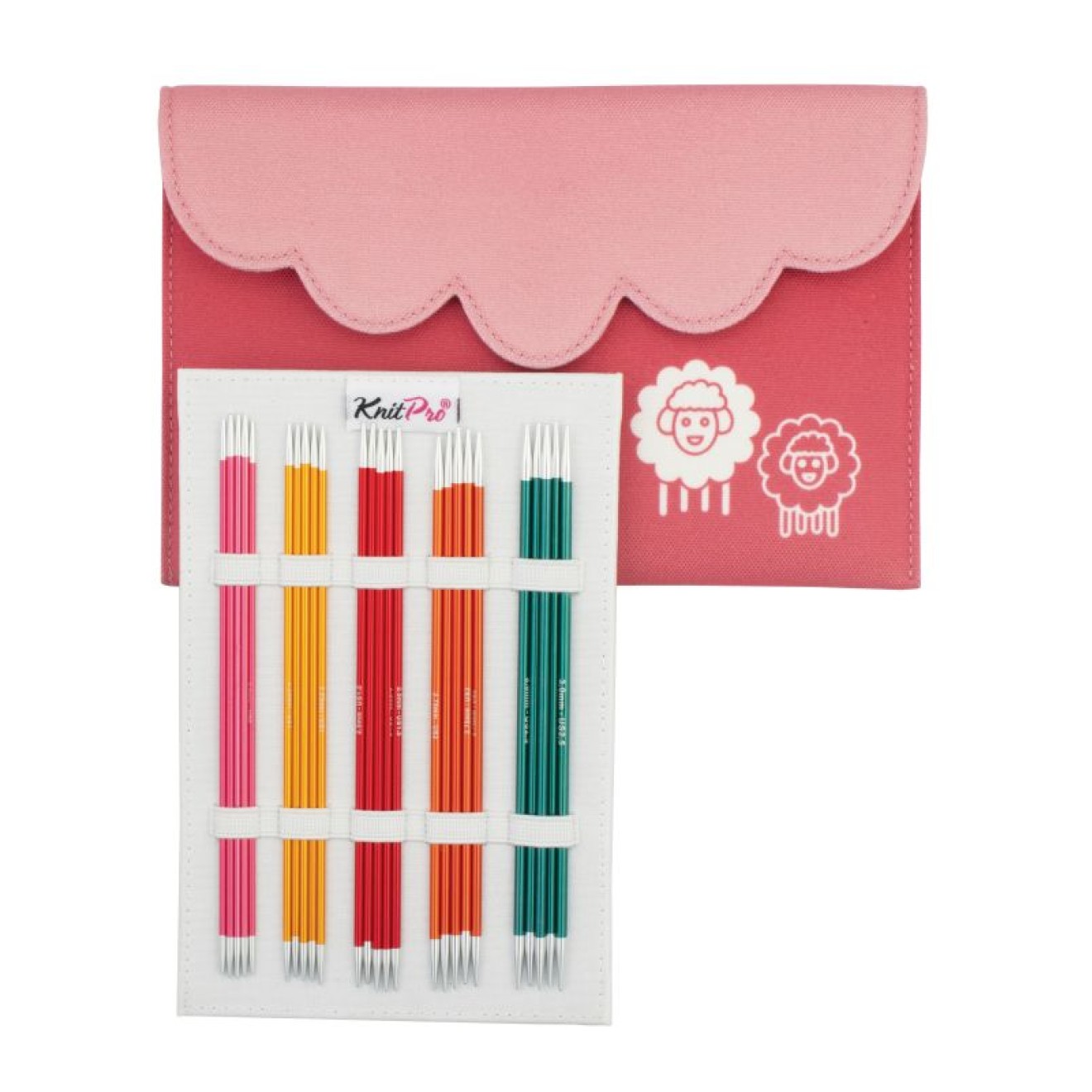 KnitPro needle set Deluxe Nadelspiel Zing Alu 15 cm 2,00 mm - 4,00 mm 2,00 - 4,00 mm / 15 cm