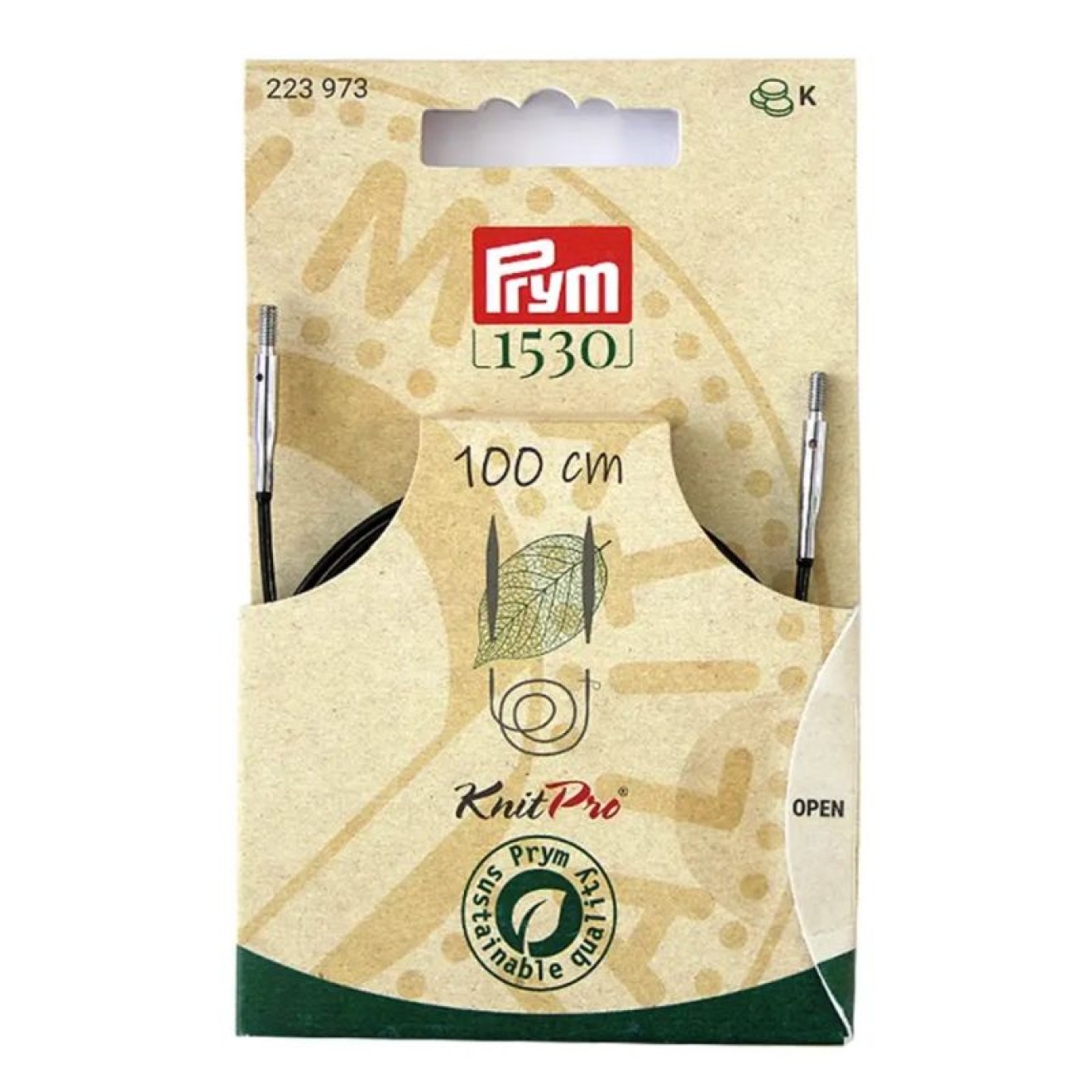 Prym cable for interchangeable needle tips