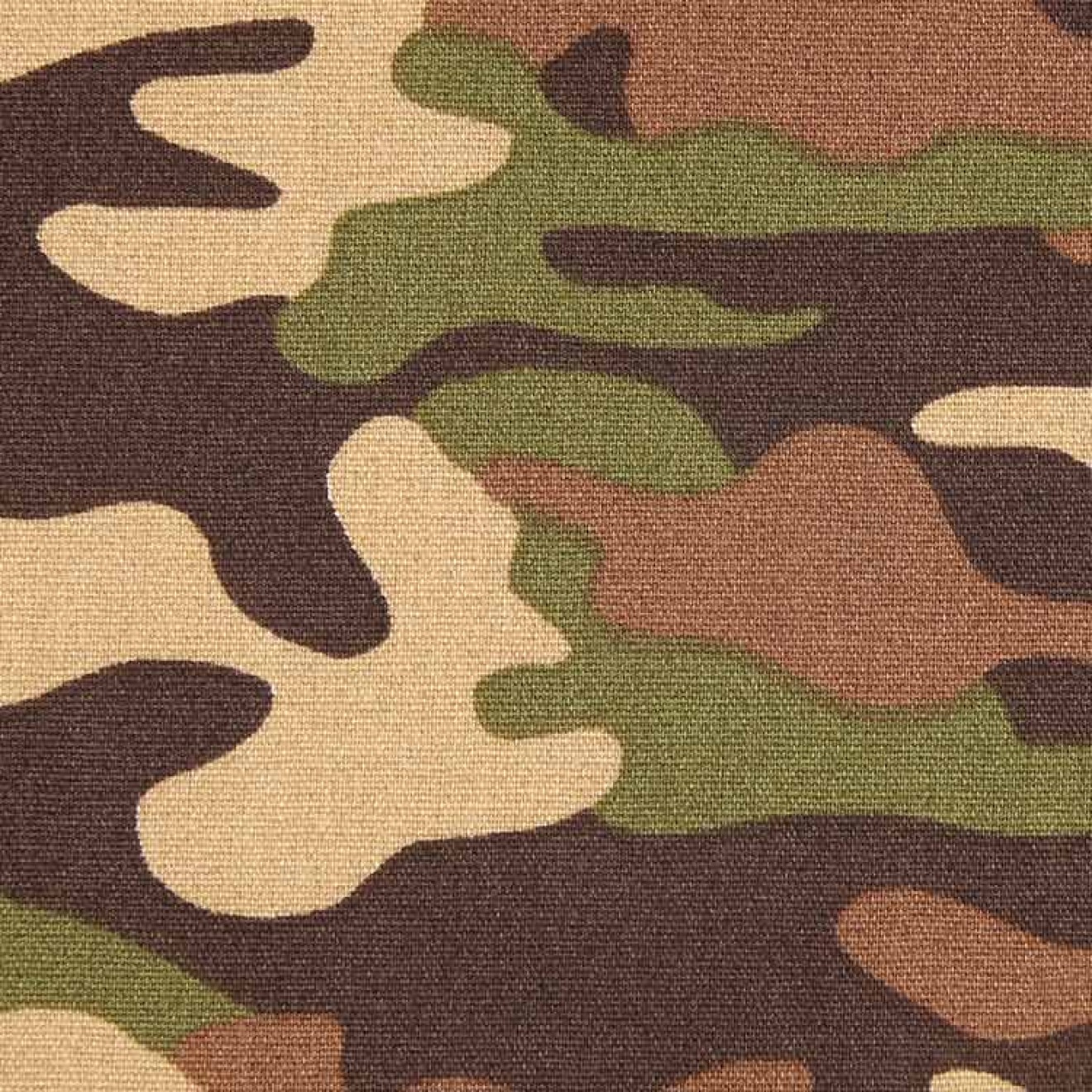 HANABI cotton Poplin Army Camouflage colour 007 beige
