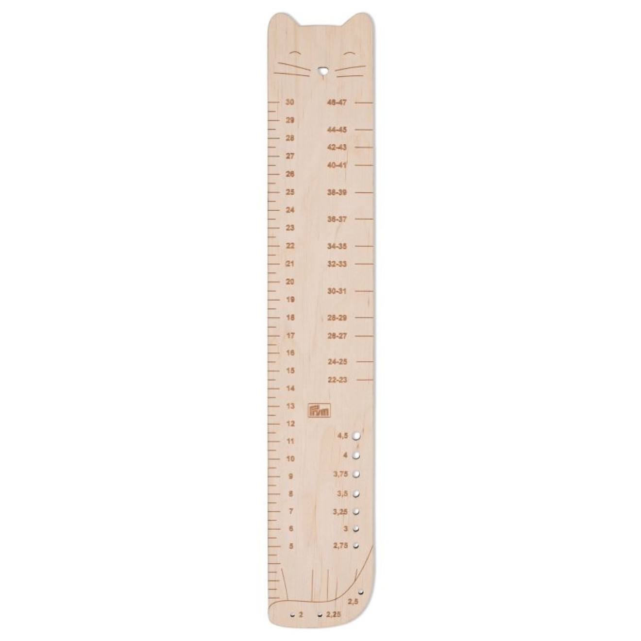 Prym Sockenlineal 35x0,6x0,3cm