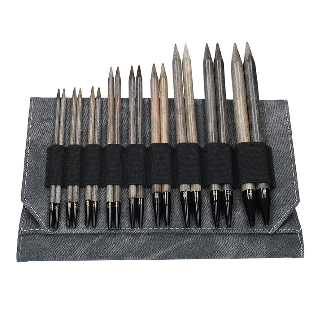 LYKKE needle set interchangeable needle tips 4,50 mm-12,00 mm / 14 cm