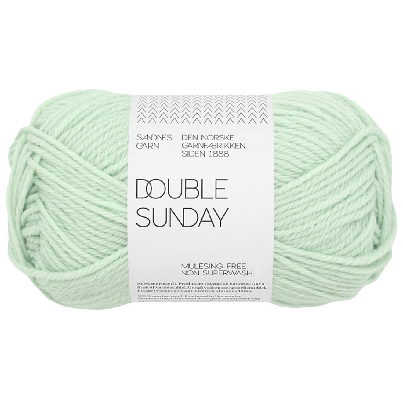 Sandnes Garn Double Sunday colour 7911 mint green