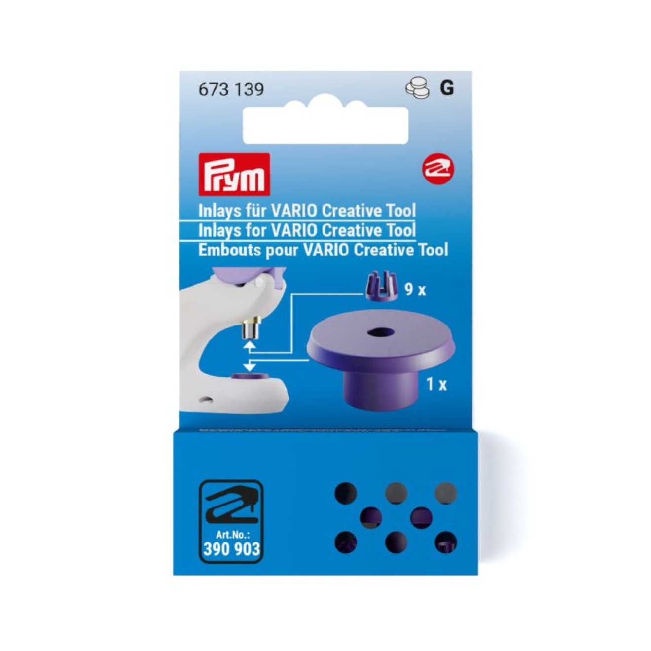 Prym Inlays for Vario Creative Tool