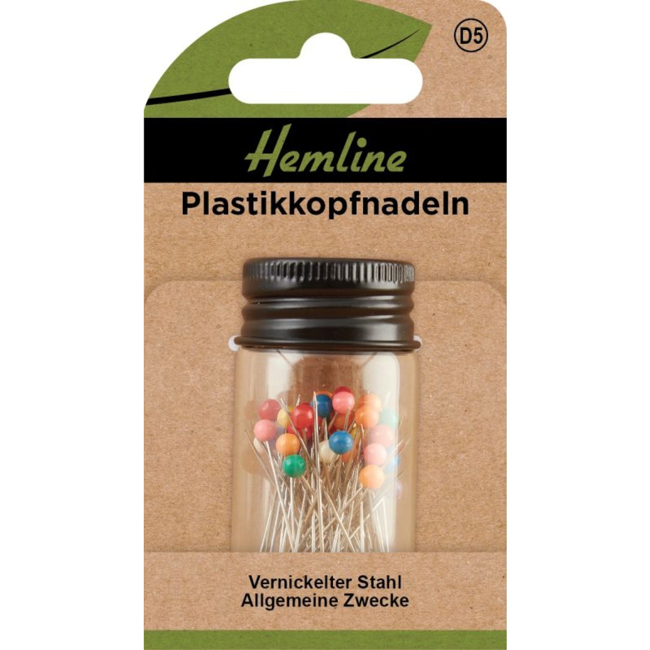 Hemline Plastikkopf-Stecknadeln